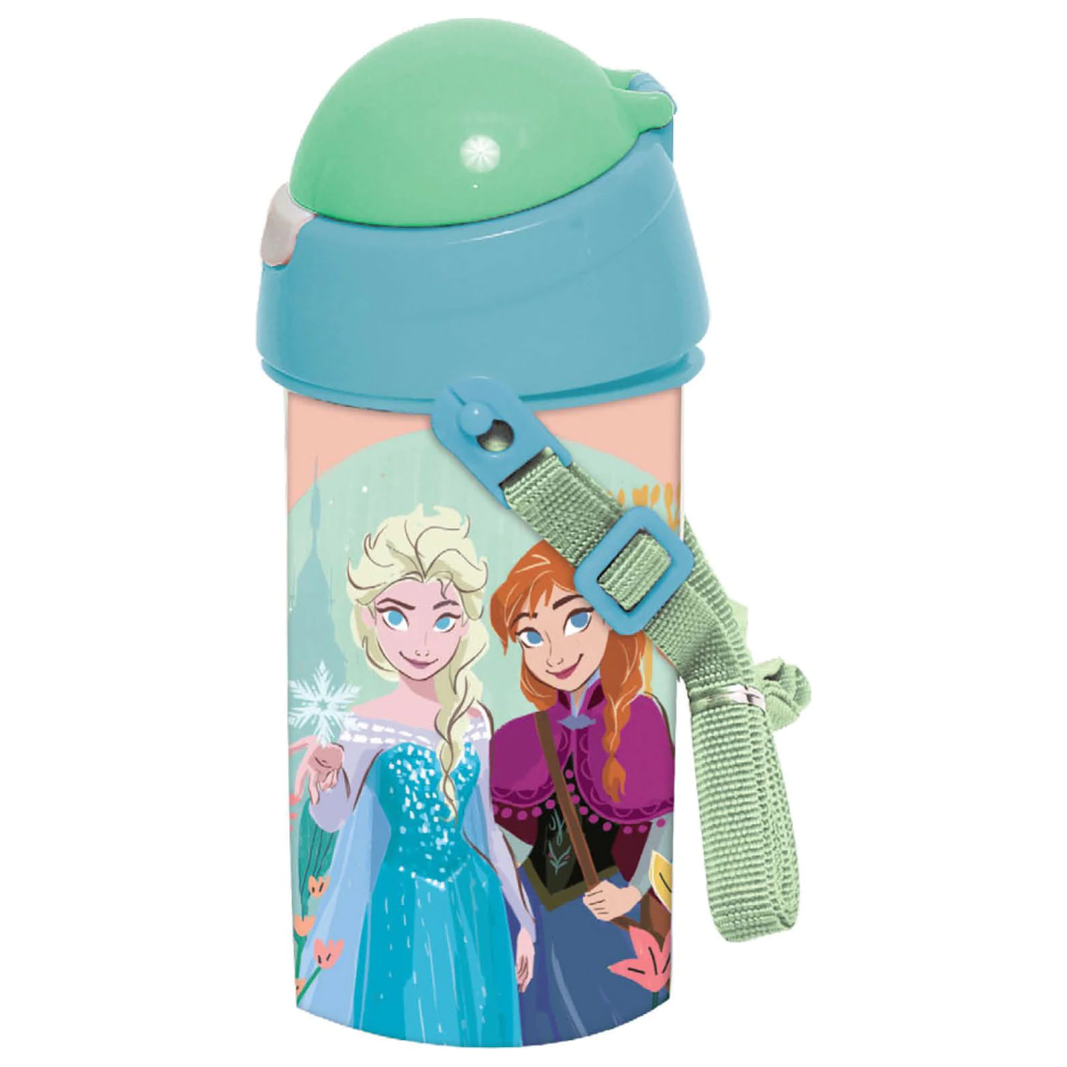 Disney Frozen Together plastična boca sa slamkom i vezicom 500 ml fotografija proizvoda