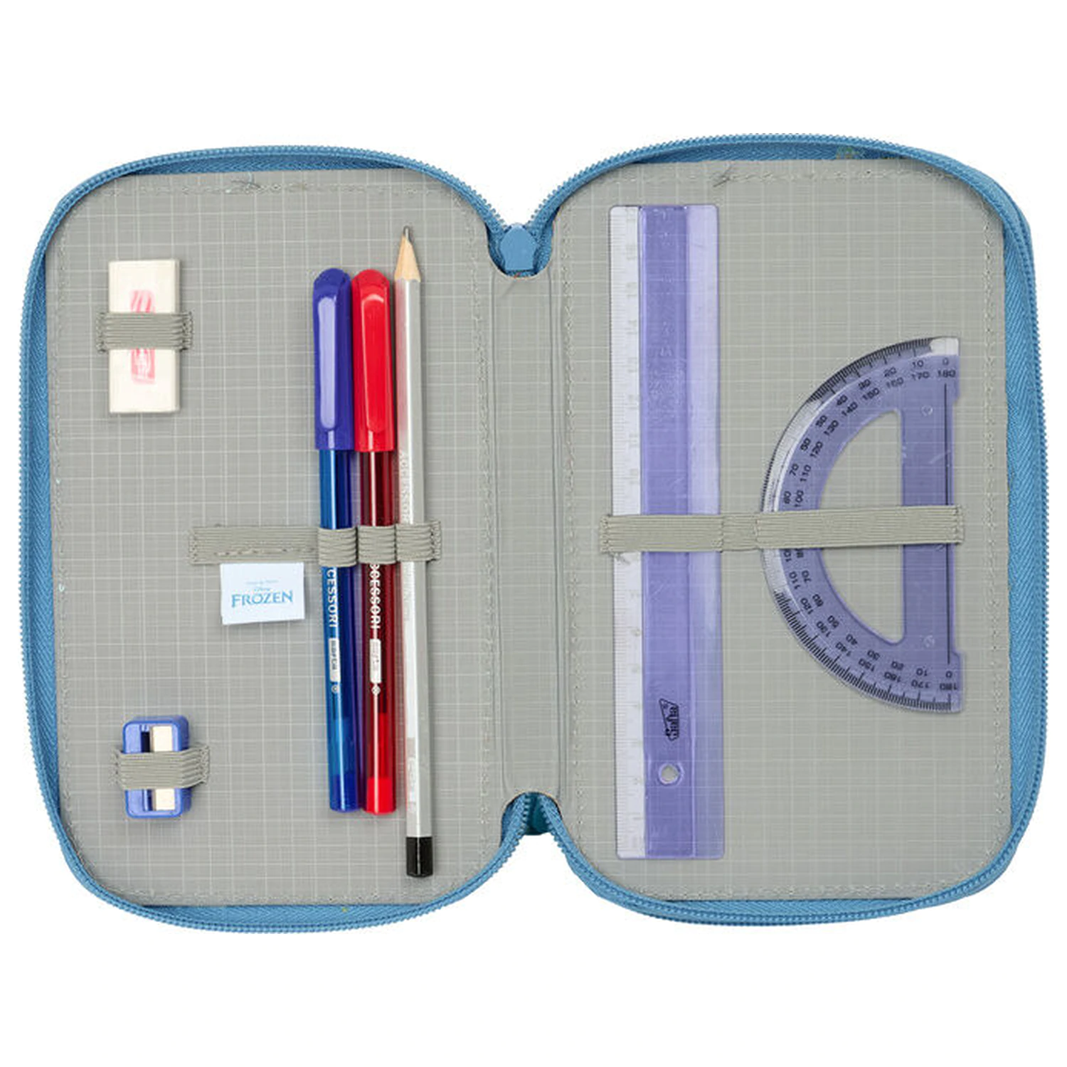 Disney Frozen trostruka pernica 37 komada fotografija proizvoda