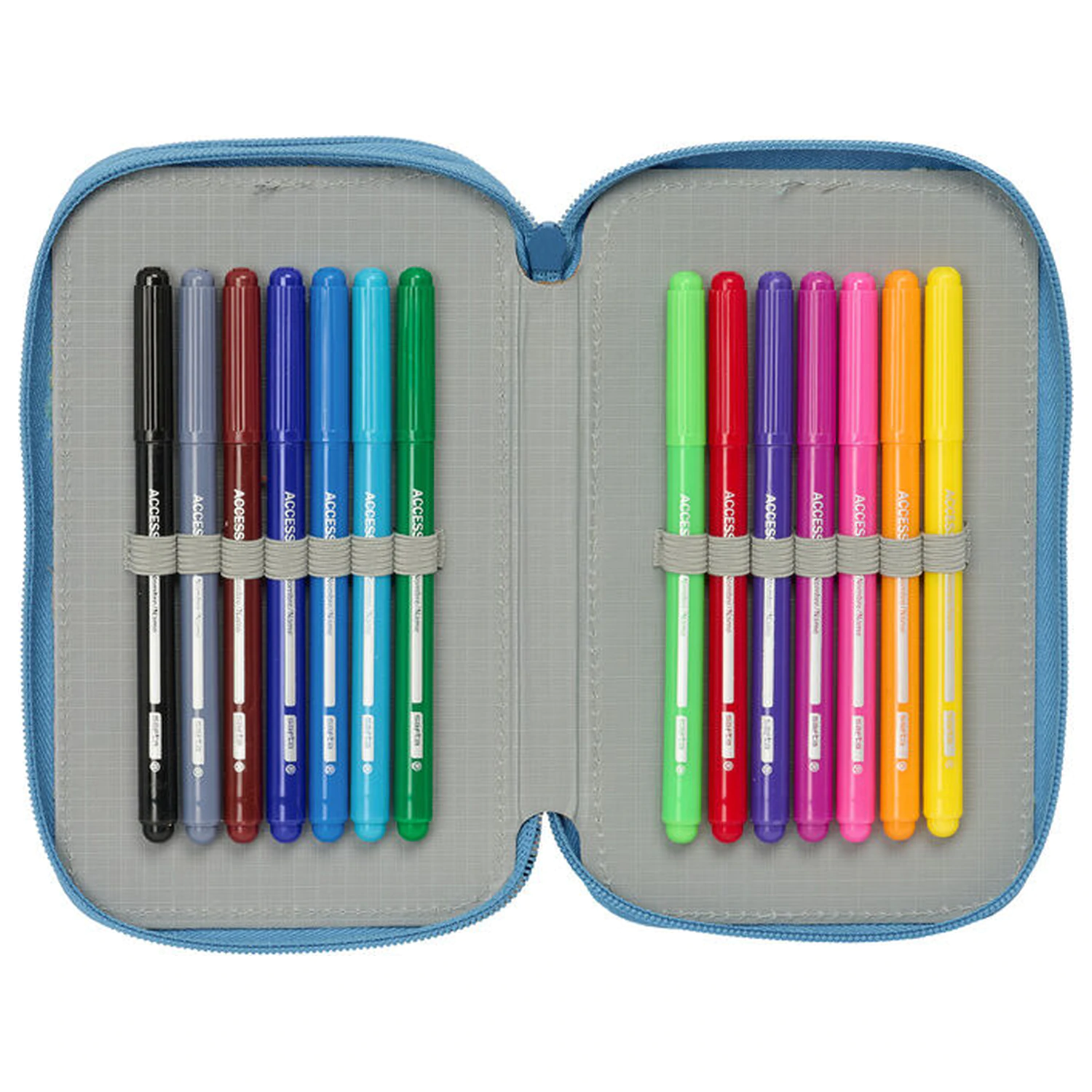 Disney Frozen trostruka pernica 37 komada fotografija proizvoda