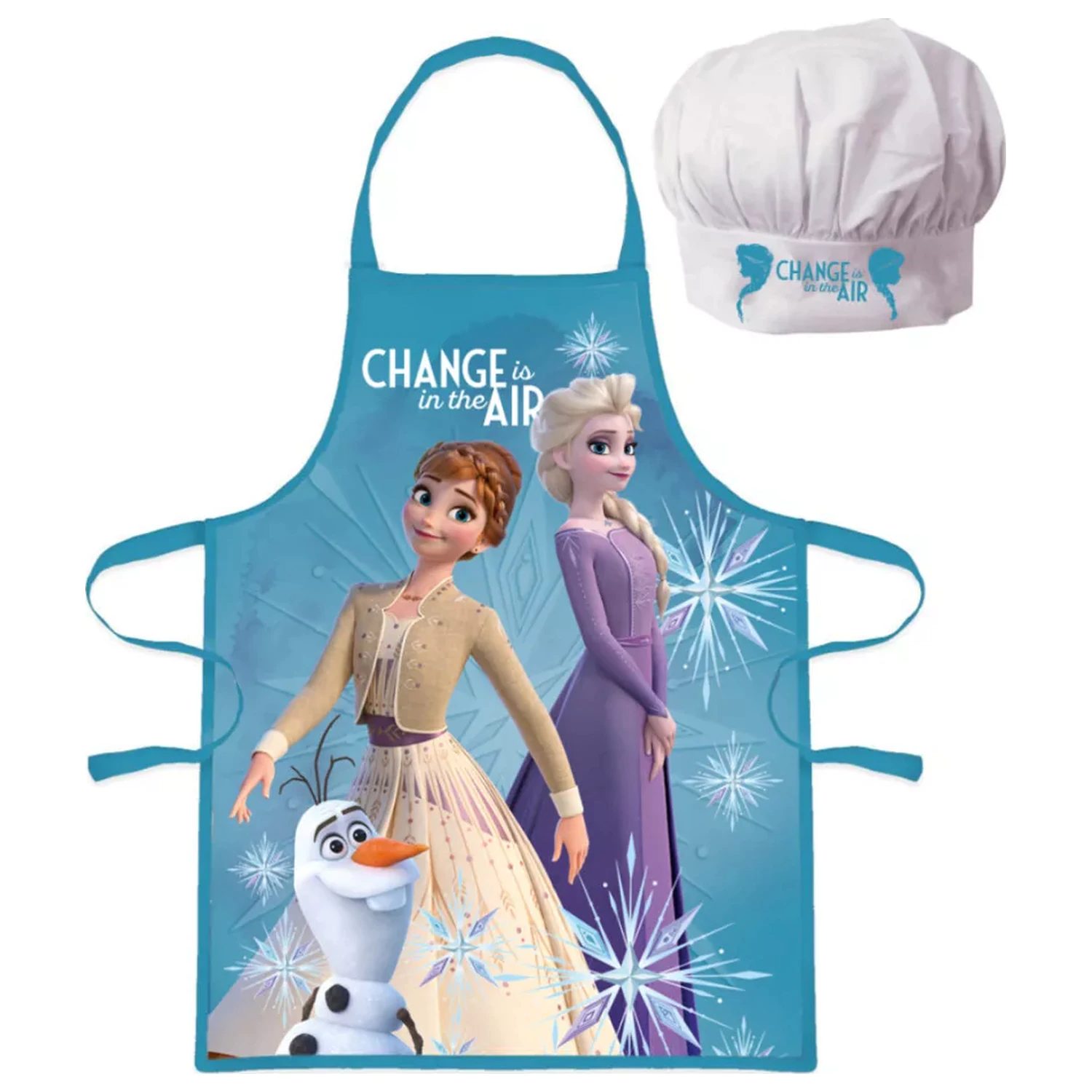 Dječji pregača 2-dijelni set Disney Frozen White Snowflake fotografija proizvoda