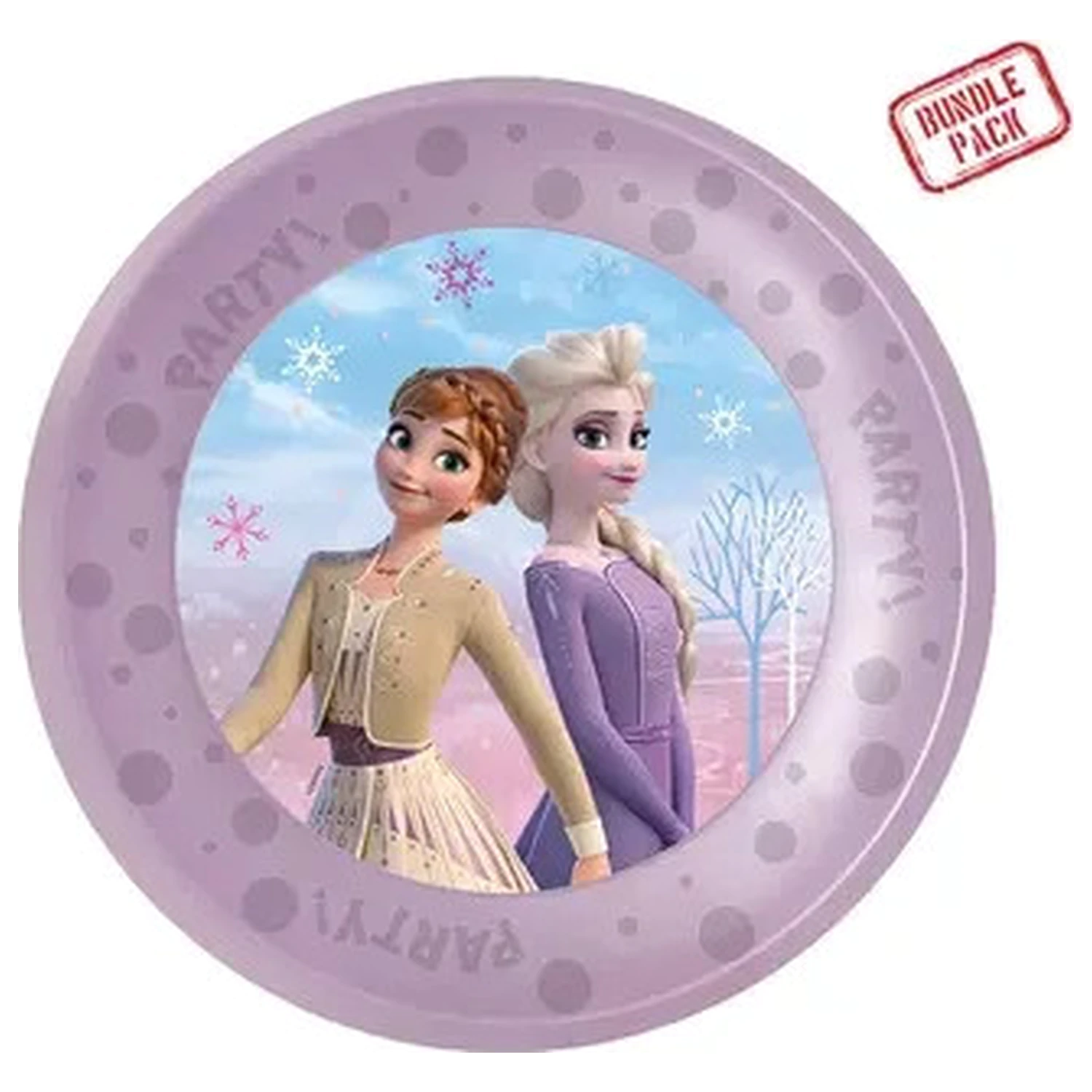 Disney Frozen Wind mikro premium plastični ravni tanjur set od 4 komada 21 cm fotografija proizvoda