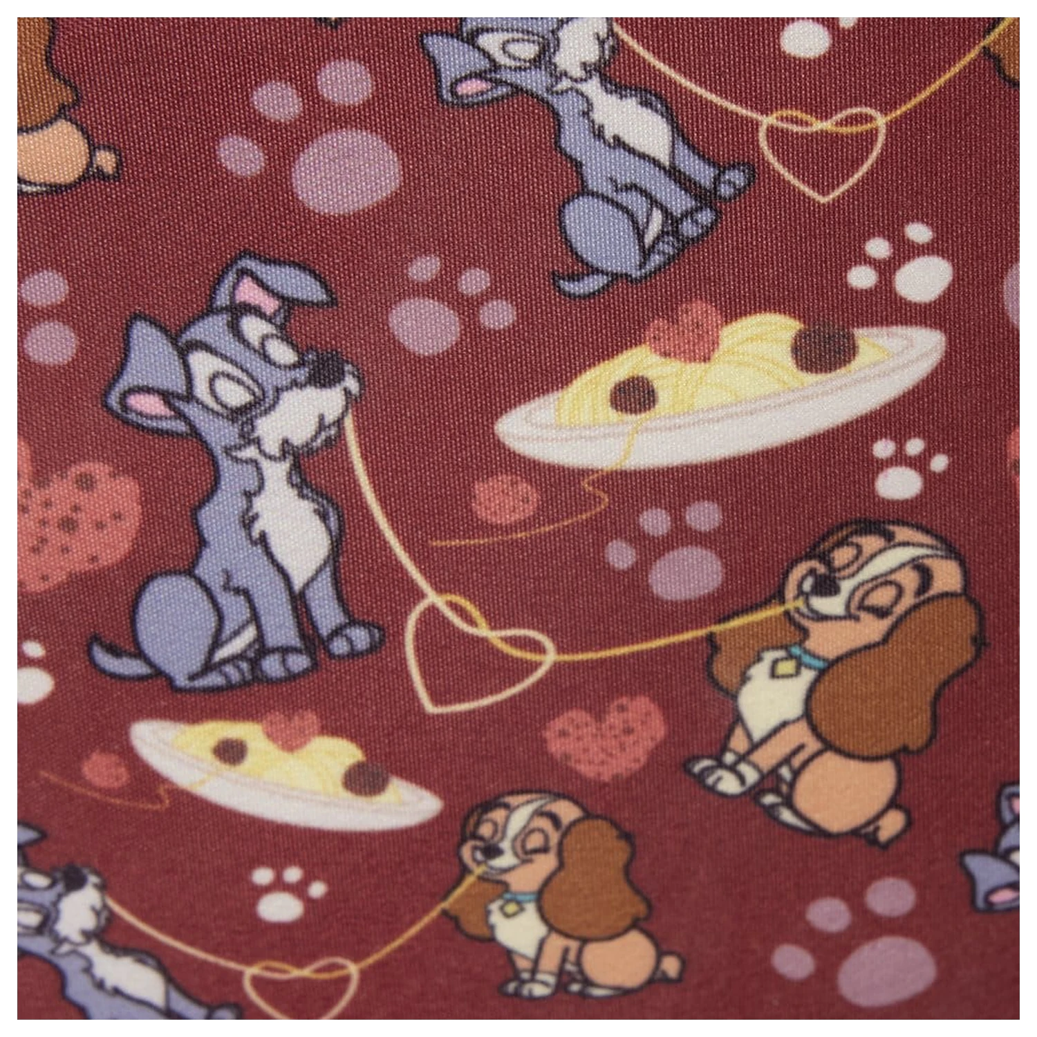 Disney by Loungefly Torba preko tijela Lady & the Tramp Spaghetti Dinner fotografija proizvoda