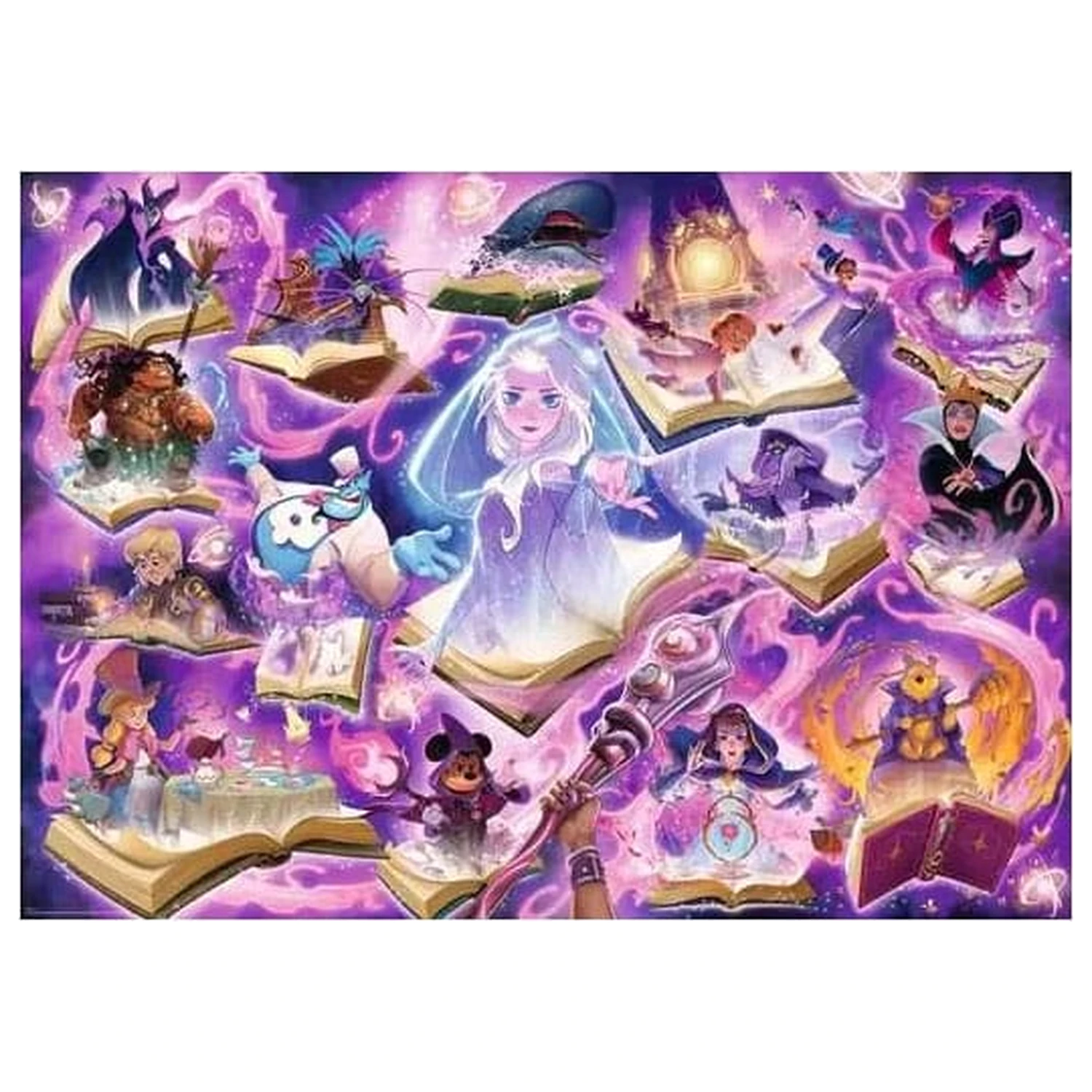 Disney Lorcana Jigsaw Puzzle Glimmers of the Realm: Amethyst (1000 dijelova) fotografija proizvoda