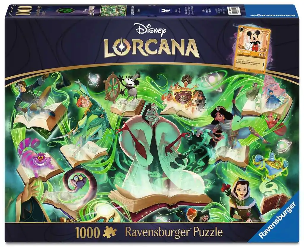 Disney Lorcana puzzle Glimmers of the Realm: Emerald (1000 dijelova) fotografija proizvoda