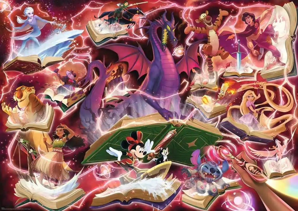 Disney Lorcana Jigsaw Puzzle Glimmers of the Realm: Ruby (1000 dijelova) fotografija proizvoda