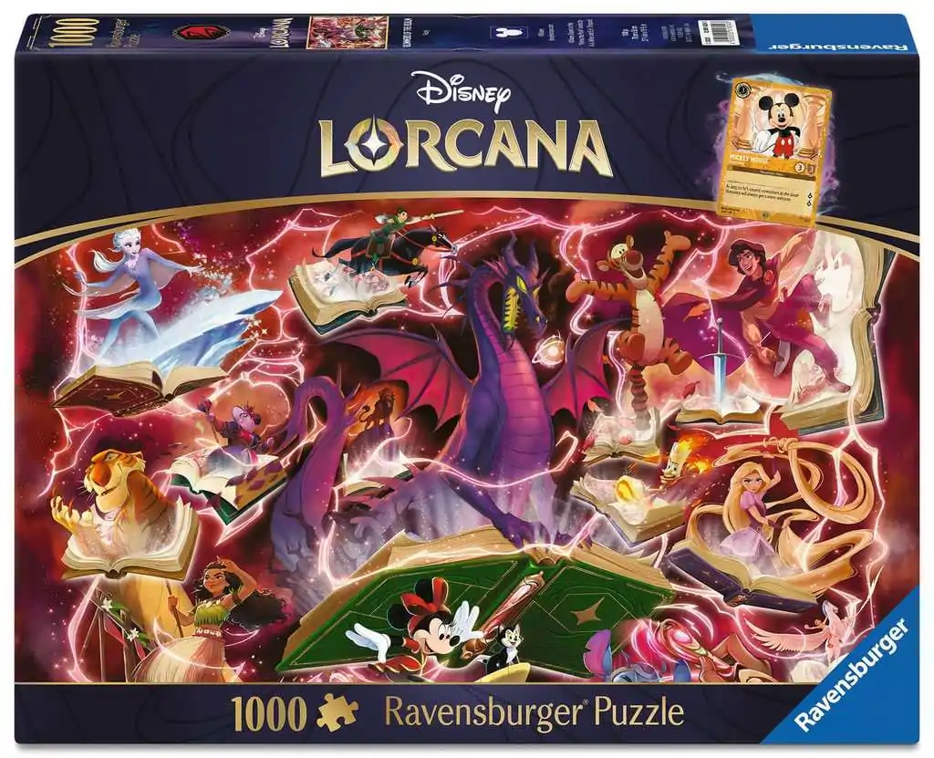 Disney Lorcana Jigsaw Puzzle Glimmers of the Realm: Ruby (1000 dijelova) fotografija proizvoda