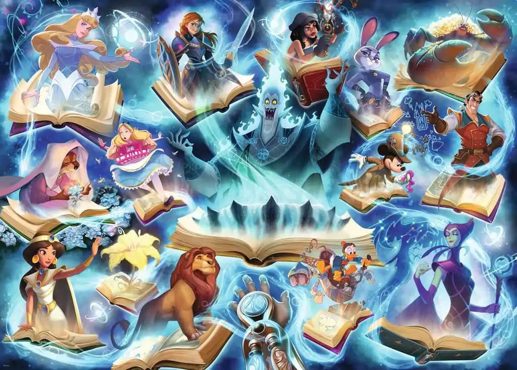 Disney Lorcana puzzle Glimmers of the Realm: Sapphire (1000 komada) fotografija proizvoda
