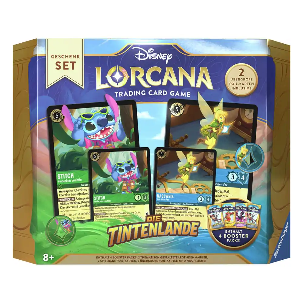 Disney Lorcana TCG Die Tintenlande Poklon Set *German Edition* fotografija proizvoda