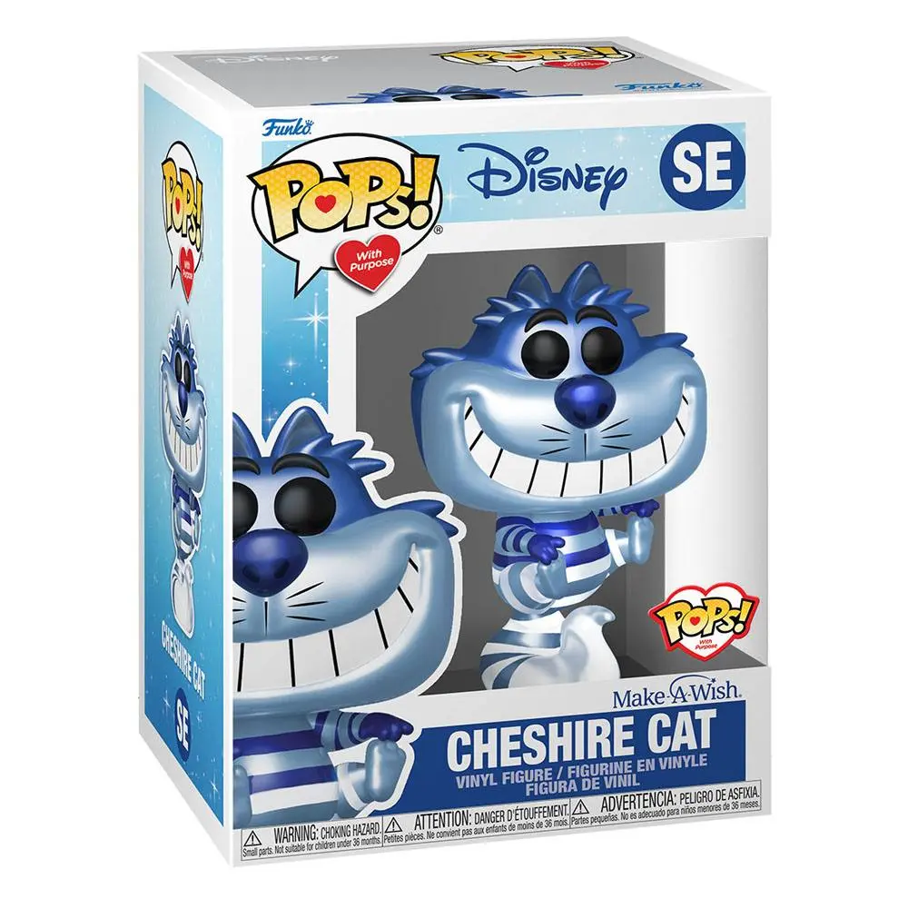 Disney Make a Wish 2022 POP! Disney Vinyl Figura Cheshire Cat (Metallic) 9 cm fotografija proizvoda