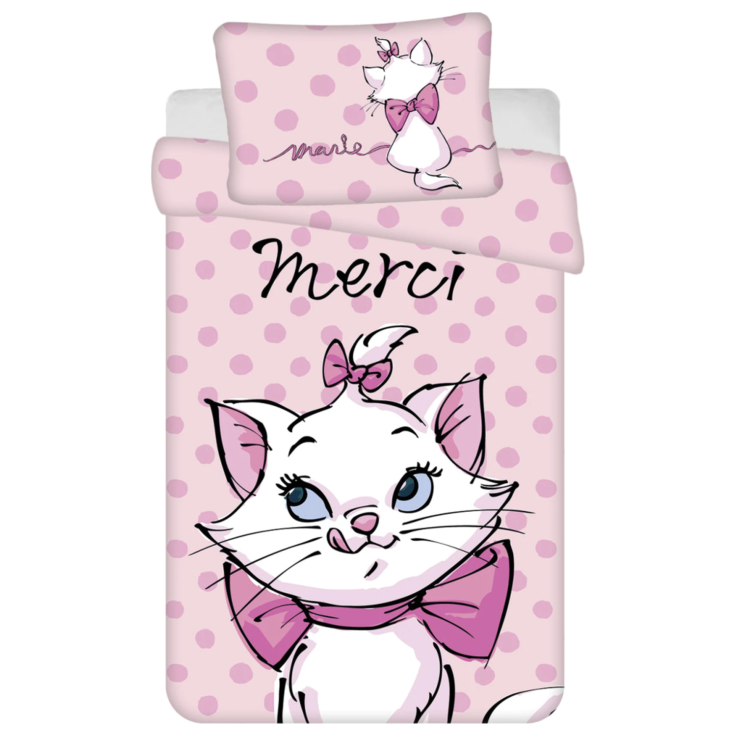 Disney Marie the Cat Merci Dječja, predškolska navlaka za poplun fotografija proizvoda