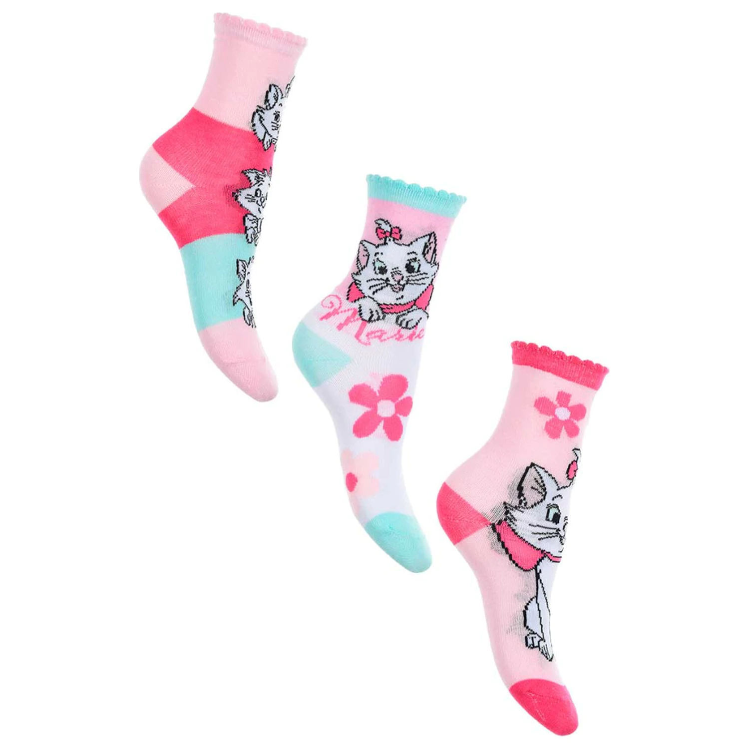 Disney Marie Fancy roze dječje čarape 31/34 fotografija proizvoda