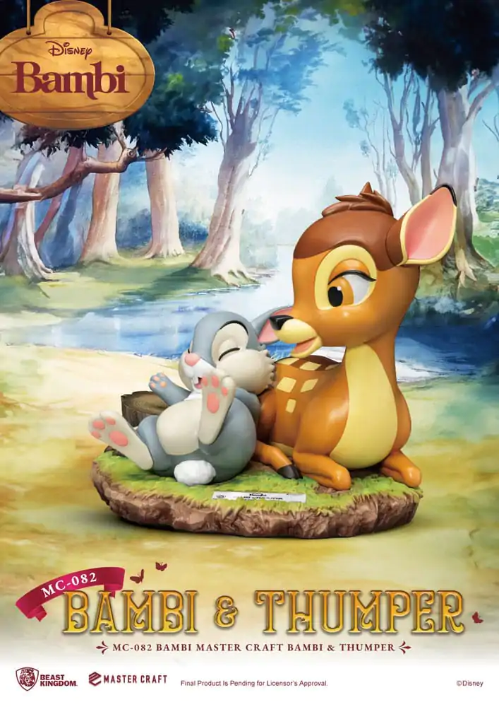 Disney Master Craft Kip Bambi & Thumper 26 cm fotografija proizvoda