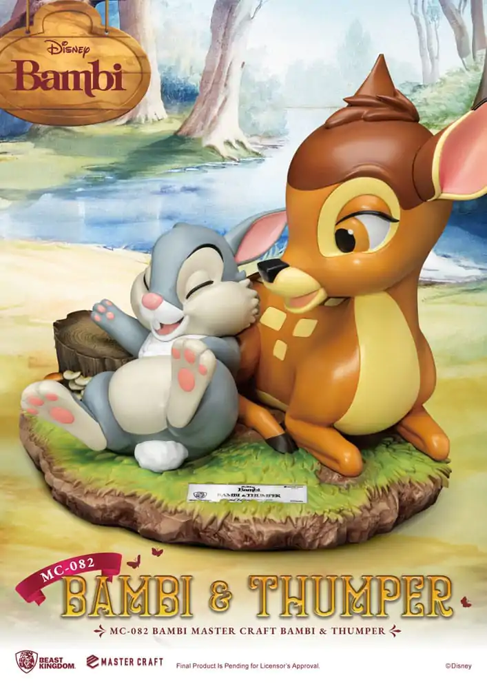 Disney Master Craft Kip Bambi & Thumper 26 cm fotografija proizvoda