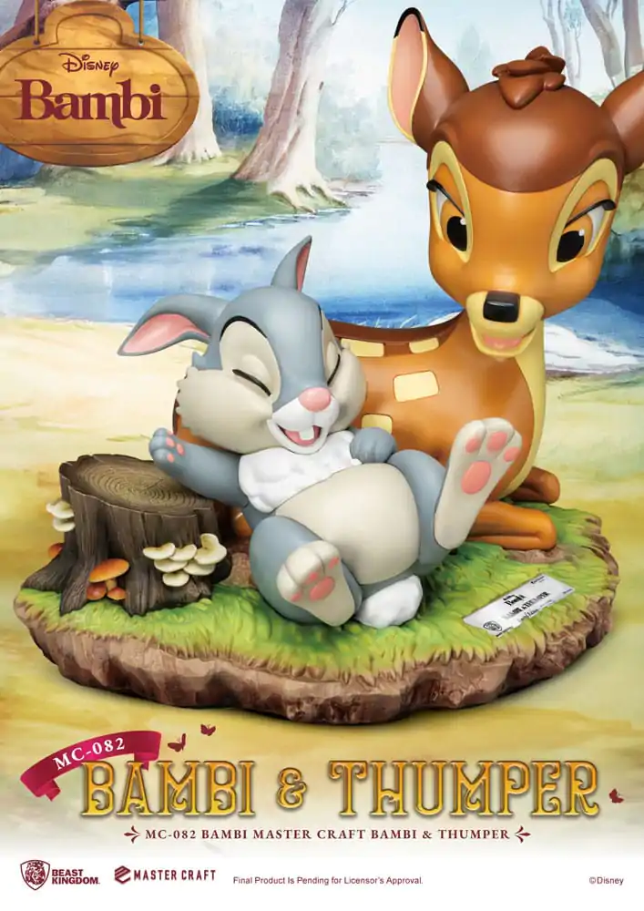 Disney Master Craft Kip Bambi & Thumper 26 cm fotografija proizvoda