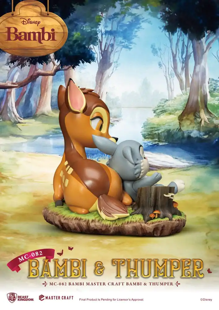 Disney Master Craft Kip Bambi & Thumper 26 cm fotografija proizvoda