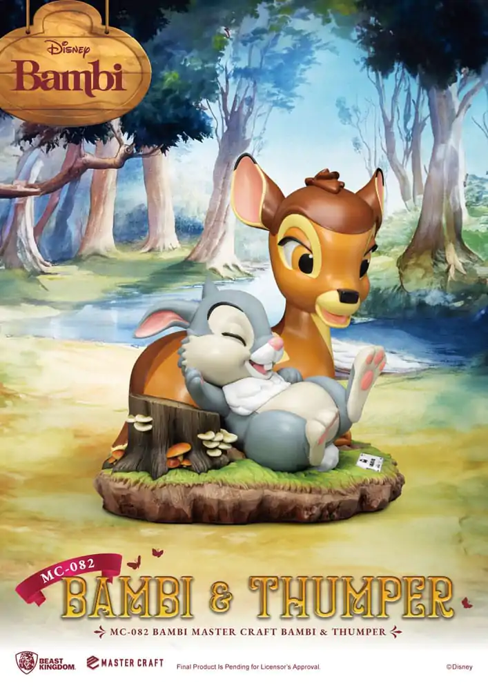 Disney Master Craft Kip Bambi & Thumper 26 cm fotografija proizvoda