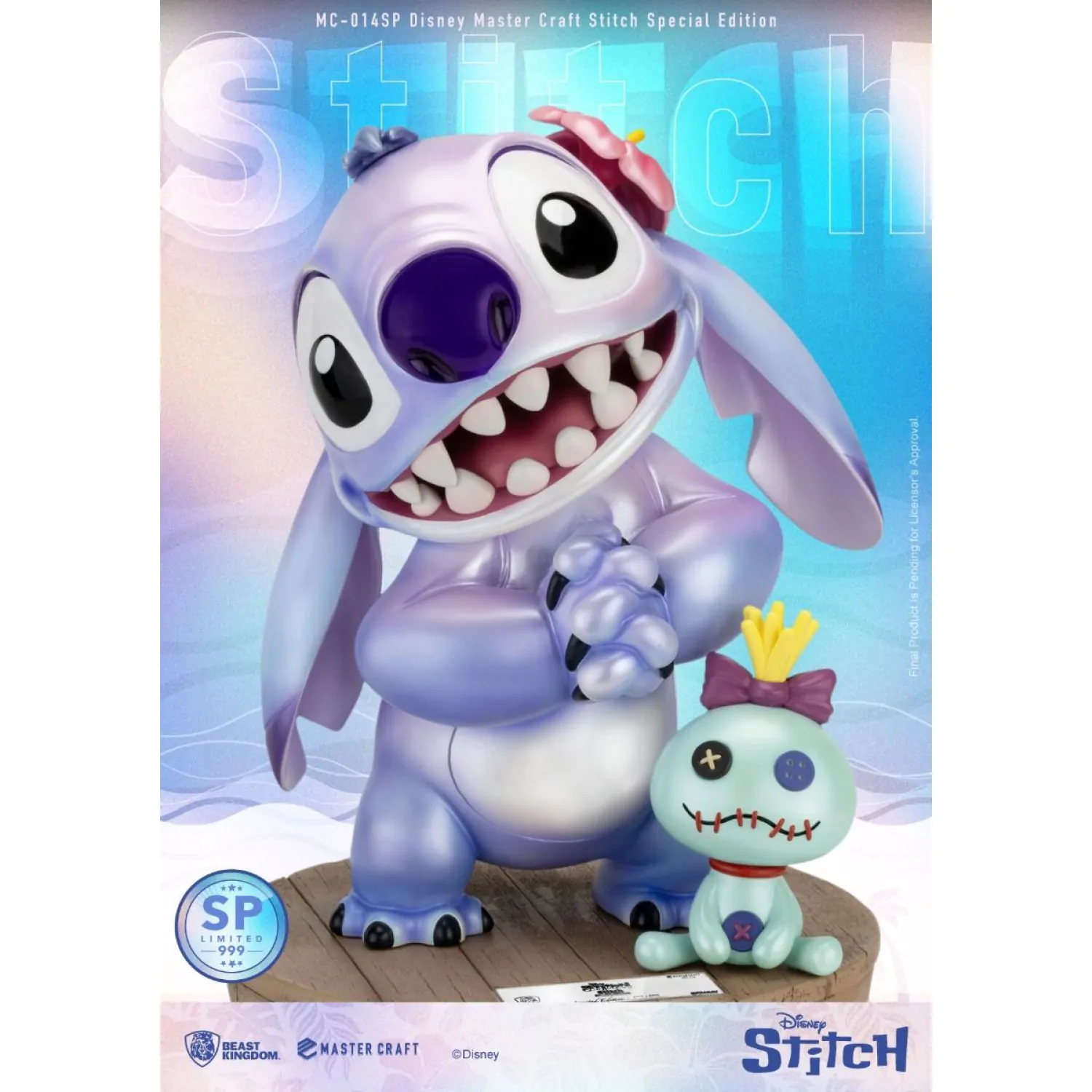 Disney Master Craft Kip Lilo & Stitch Stitch Special Edition 34 cm fotografija proizvoda