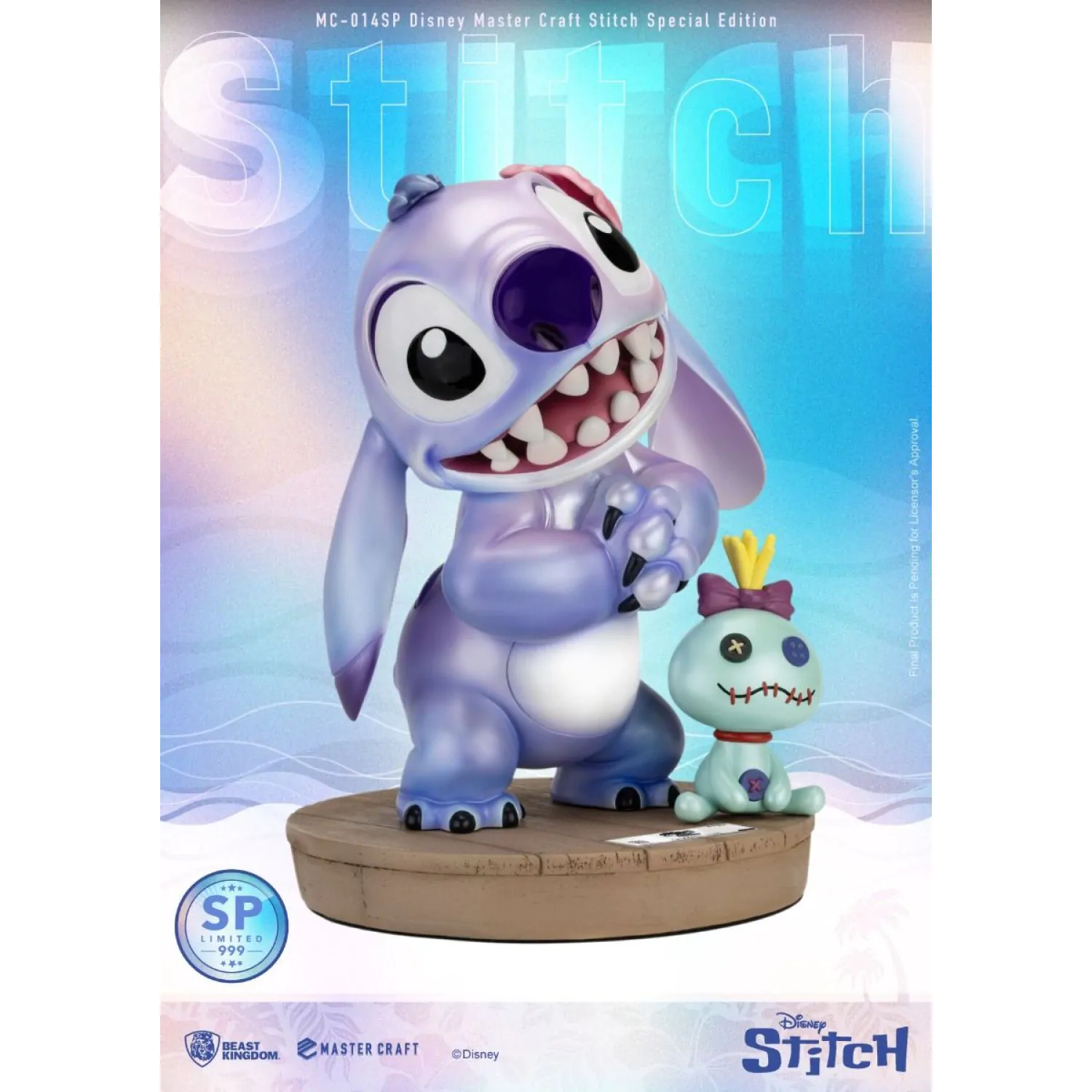 Disney Master Craft Kip Lilo & Stitch Stitch Special Edition 34 cm fotografija proizvoda