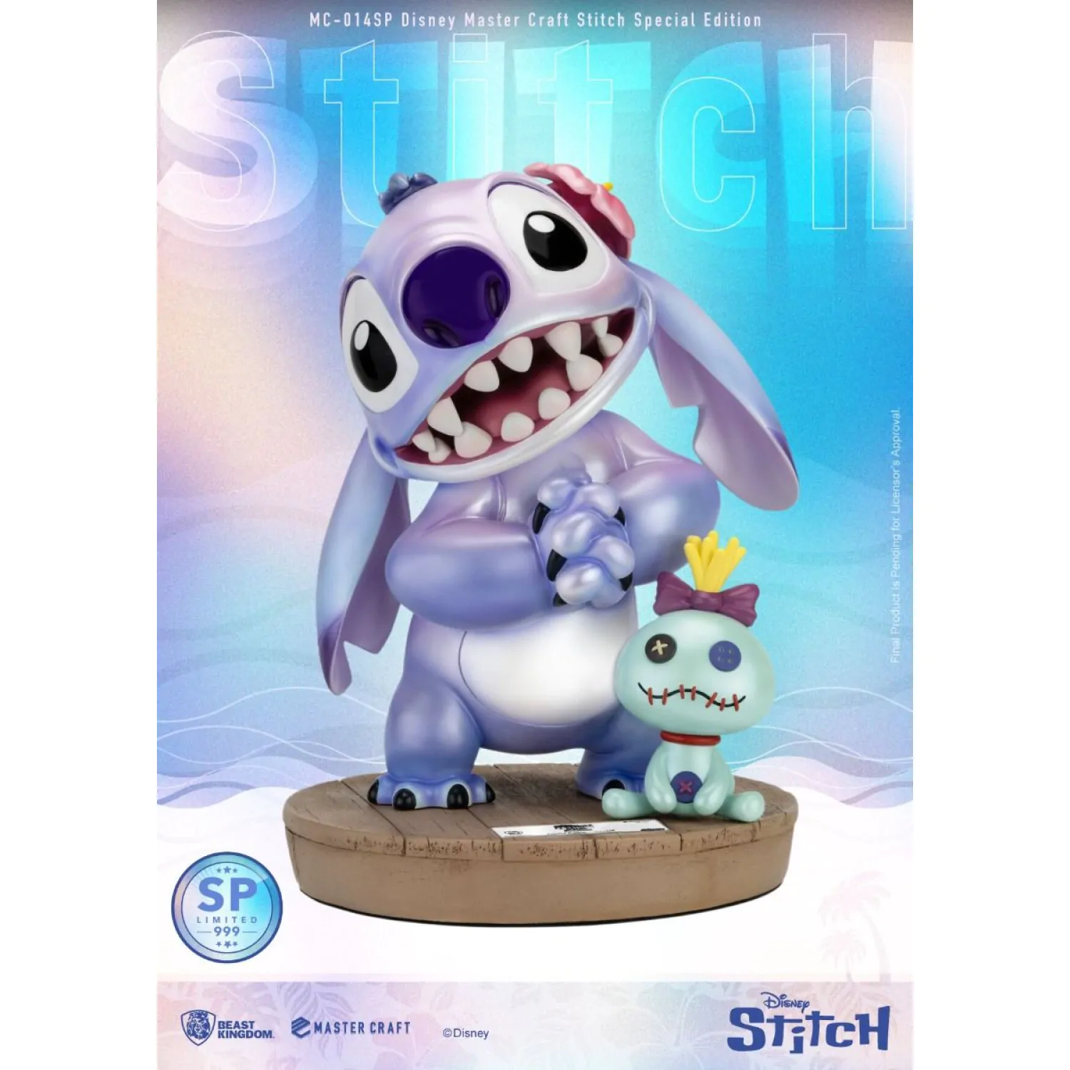 Disney Master Craft Kip Lilo & Stitch Stitch Special Edition 34 cm fotografija proizvoda