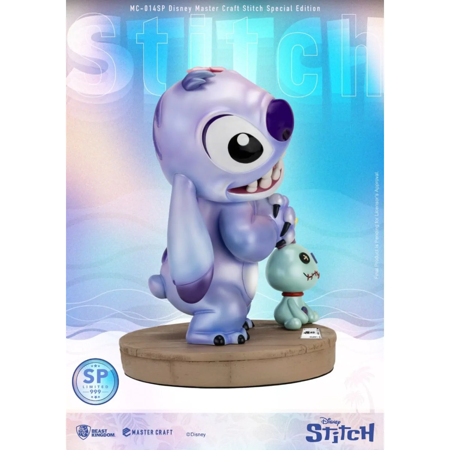 Disney Master Craft Kip Lilo & Stitch Stitch Special Edition 34 cm fotografija proizvoda