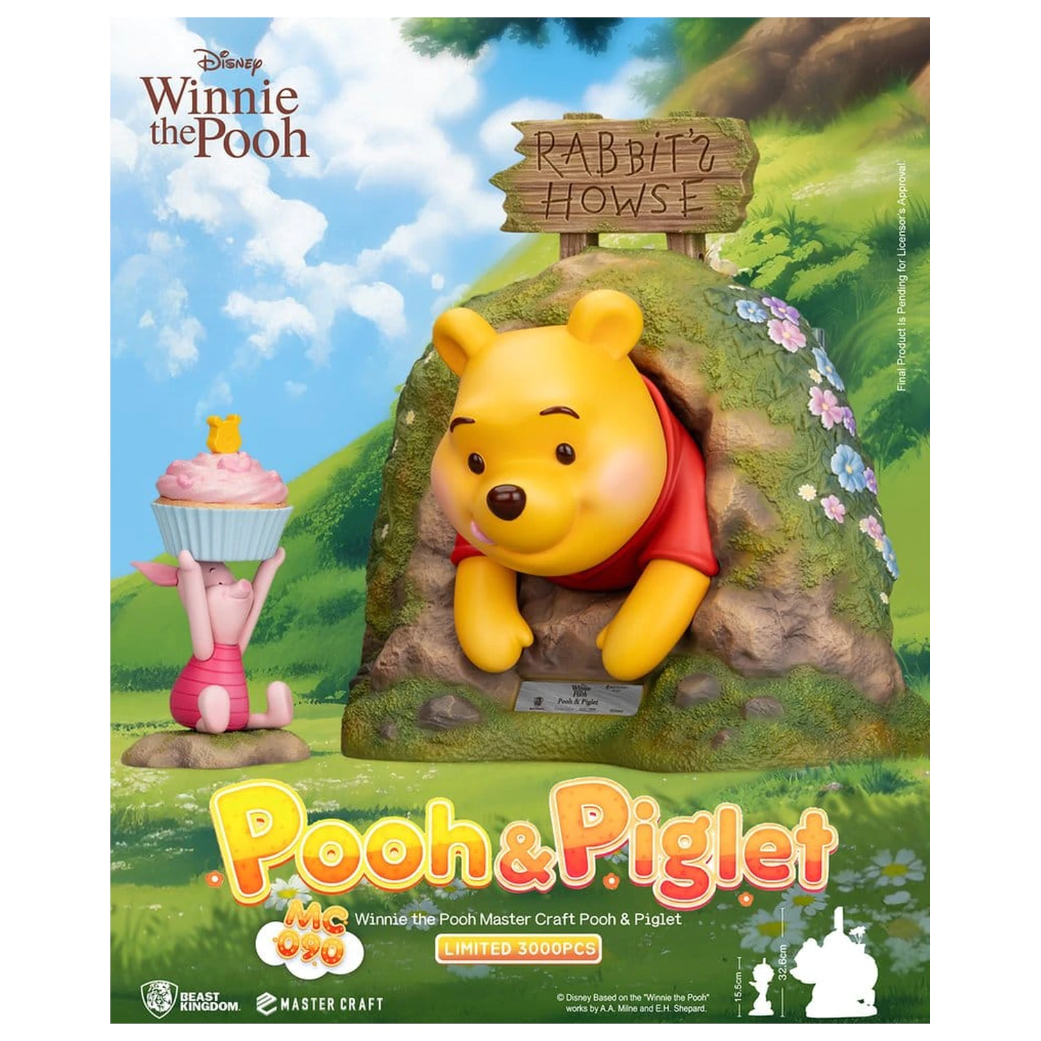 Disney Master Craft Kip Pooh & Piglet 33 cm fotografija proizvoda