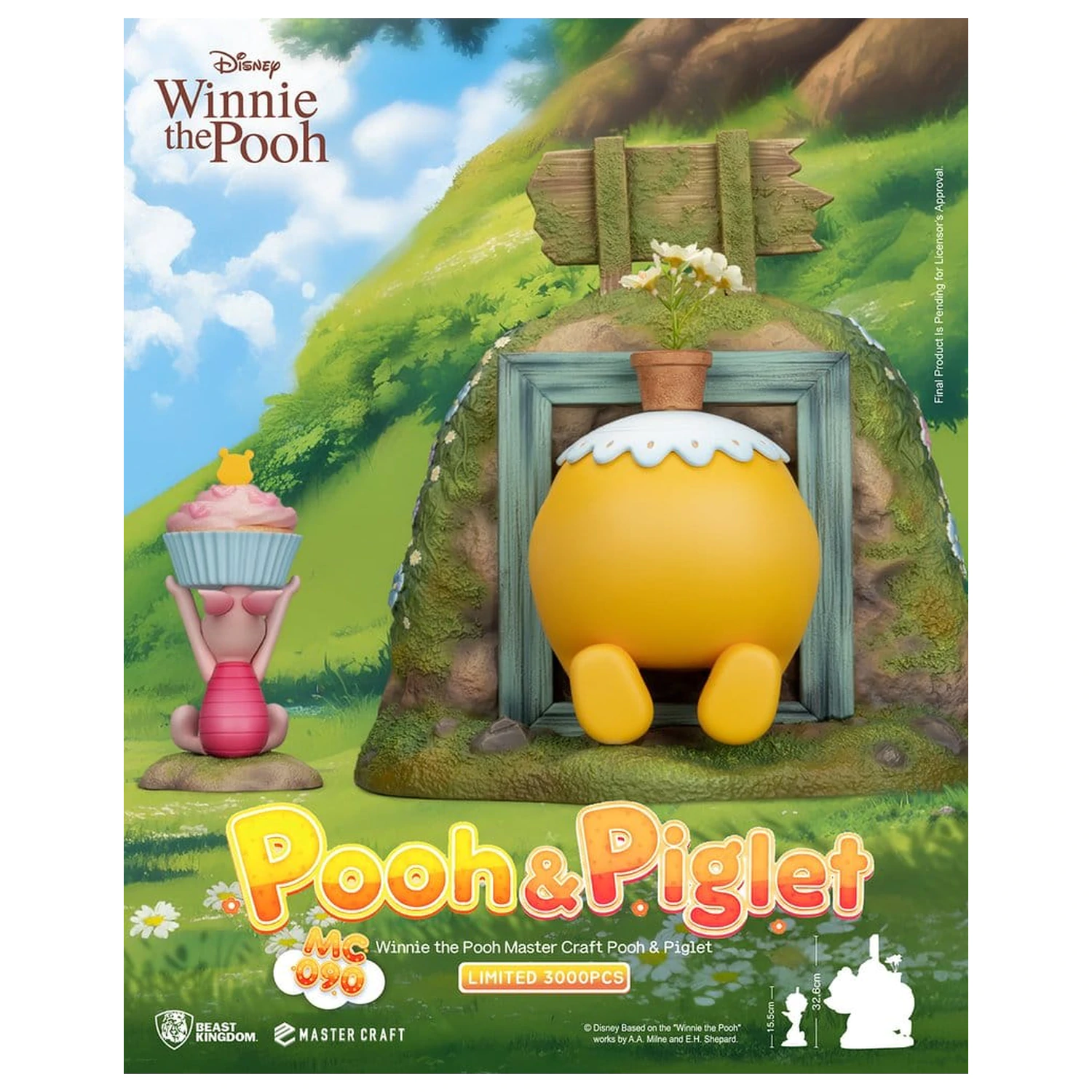Disney Master Craft Kip Pooh & Piglet 33 cm fotografija proizvoda