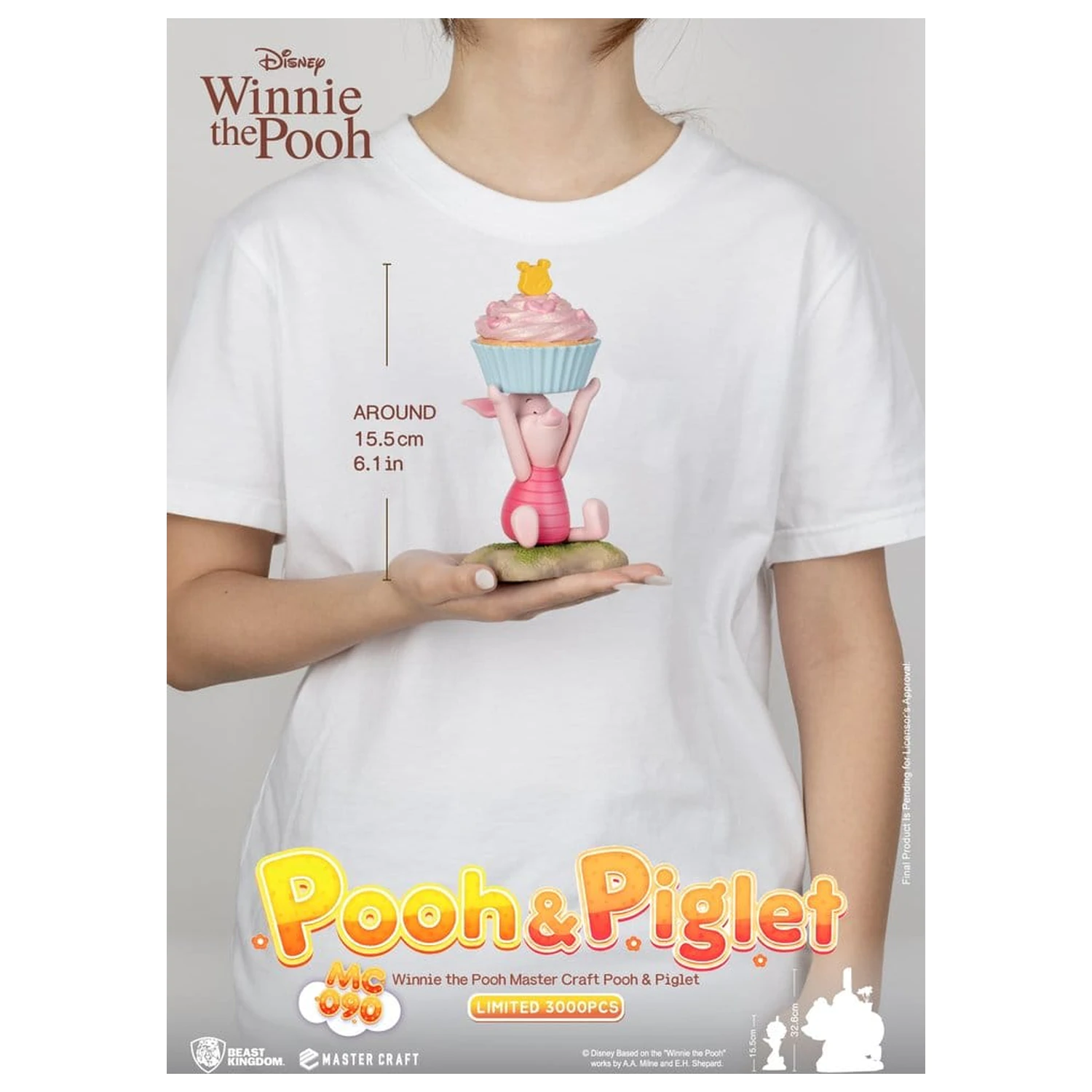 Disney Master Craft Kip Pooh & Piglet 33 cm fotografija proizvoda