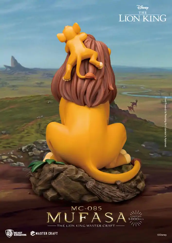 Disney Master Craft Kip Kralj Lav Mufasa 36 cm fotografija proizvoda