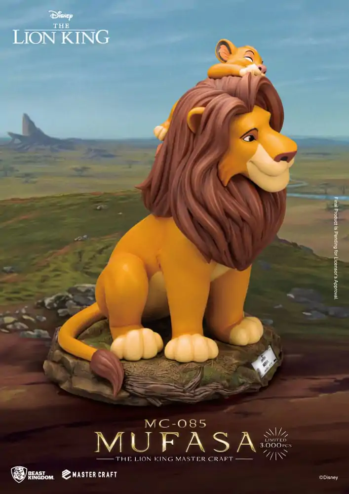 Disney Master Craft Kip Kralj Lav Mufasa 36 cm fotografija proizvoda