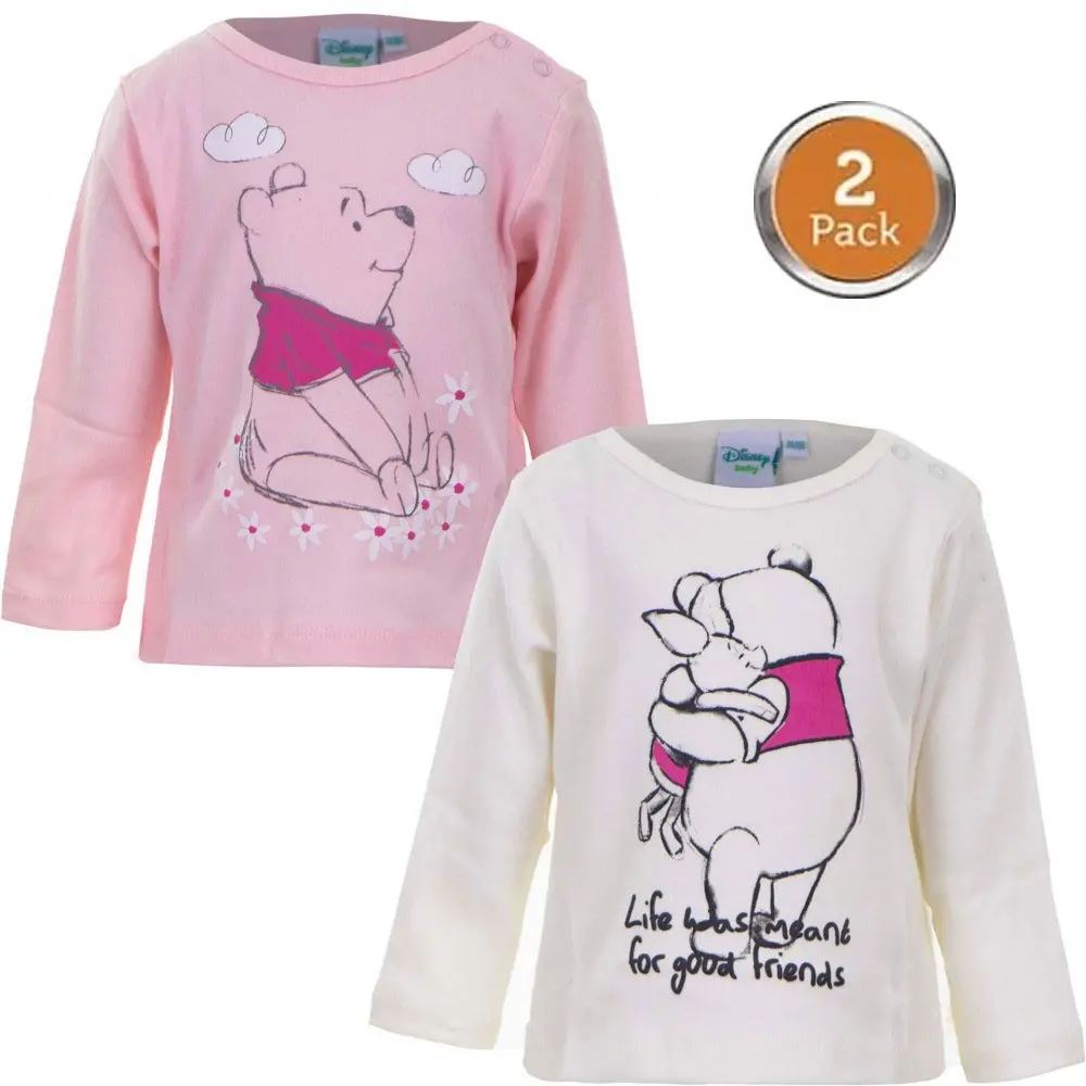 Disney Winnie the Pooh Baby majica kratkih rukava, top iz 2 dijela fotografija proizvoda
