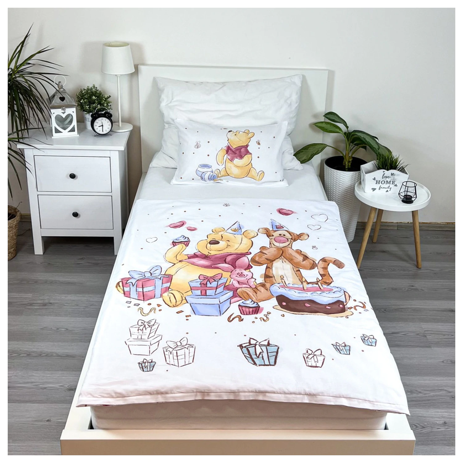 Disney Winnie the Pooh Birthday Party Dječja, predškolska navlaka za poplun fotografija proizvoda