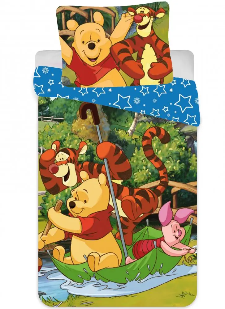 Disney Winnie the Pooh Dječja navlaka za poplun 90x140cm, 40x55cm fotografija proizvoda