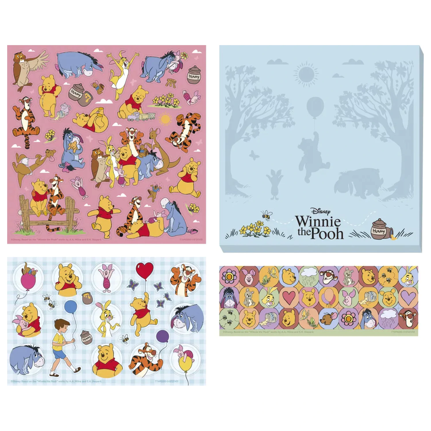 Disney Winnie the Pooh Happy Set naljepnica fotografija proizvoda