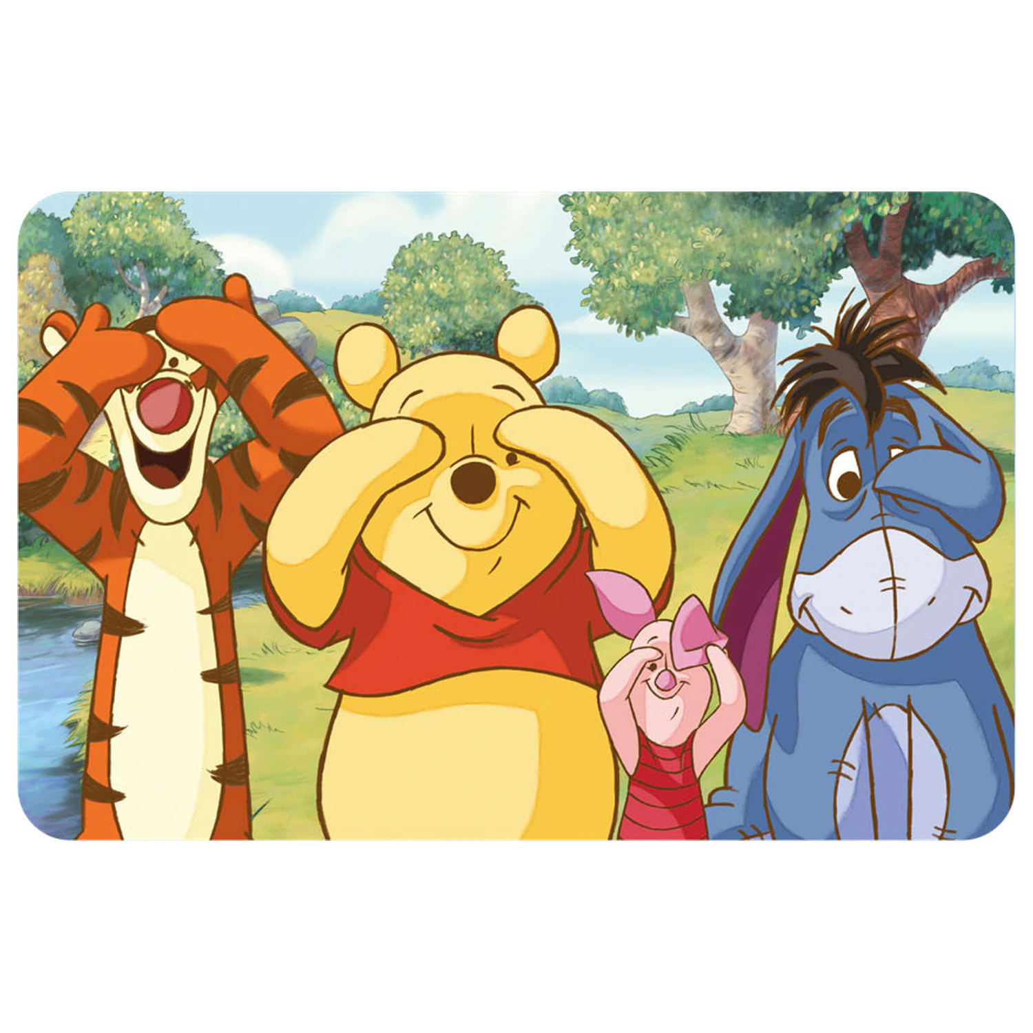 Disney Winnie the Pooh Peekaboo podložak za jelo 43x28 cm fotografija proizvoda
