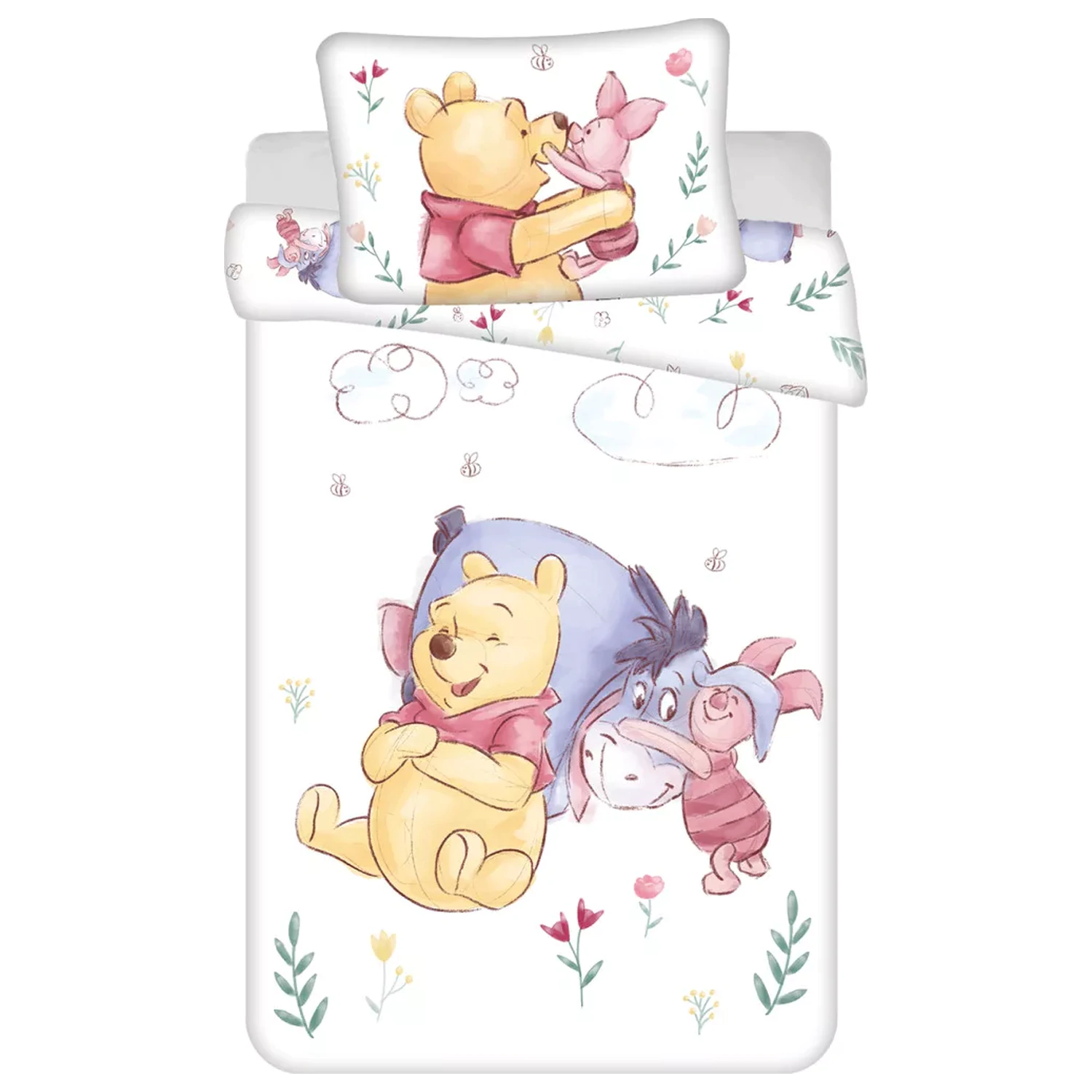 Disney Winnie the Pooh Pooh Hugs dječja posteljina za malu djecu fotografija proizvoda