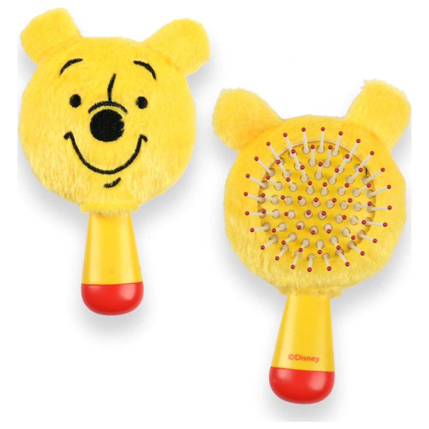 Disney Winnie the Pooh Žuta mini plišana četka za kosu, češalj 13 cm fotografija proizvoda