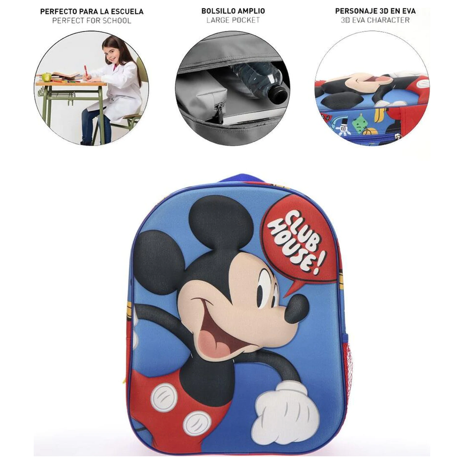 Disney Mickey 3D ruksak 30 cm fotografija proizvoda