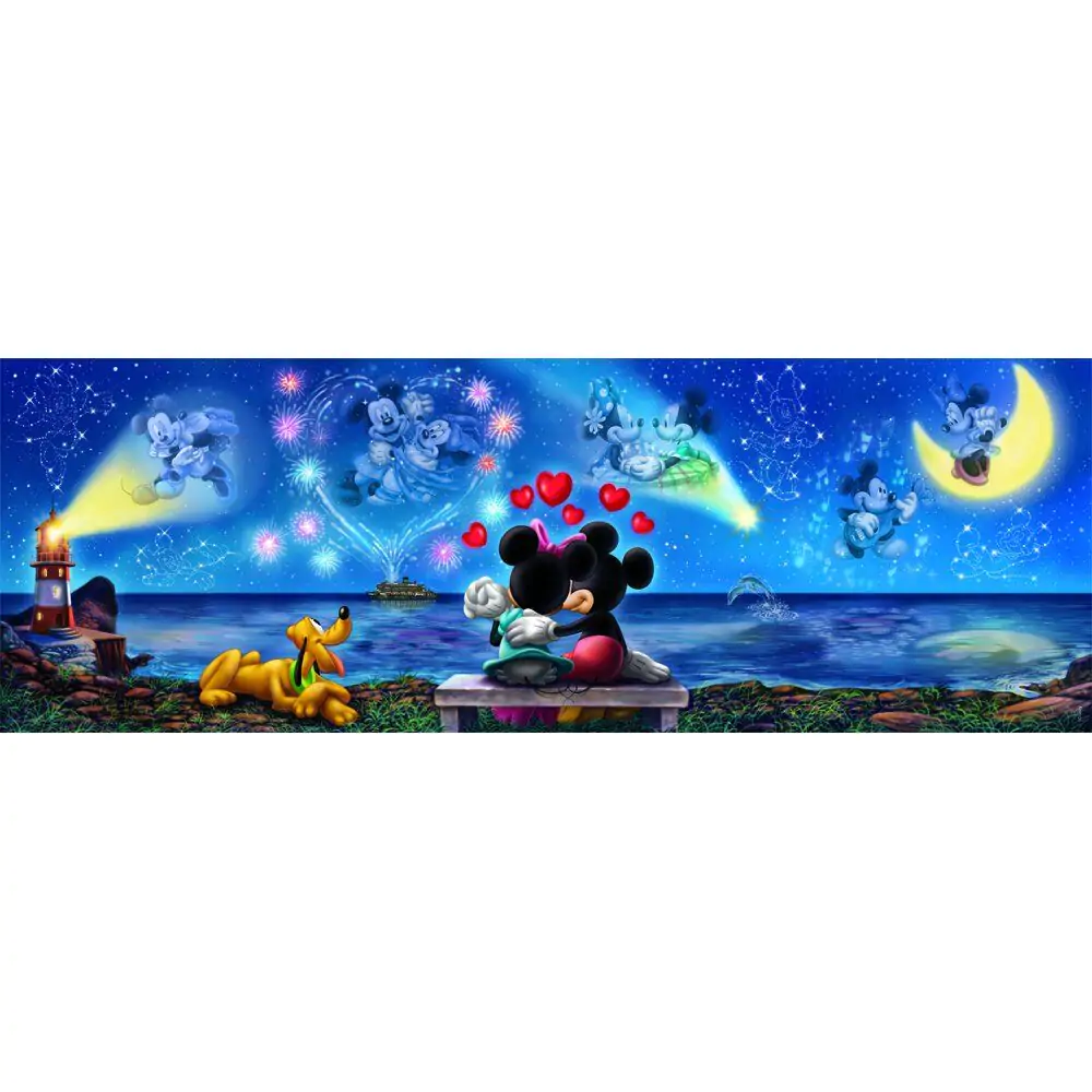 Disney Mickey & Minnie panorama slagalica 1000 kom fotografija proizvoda