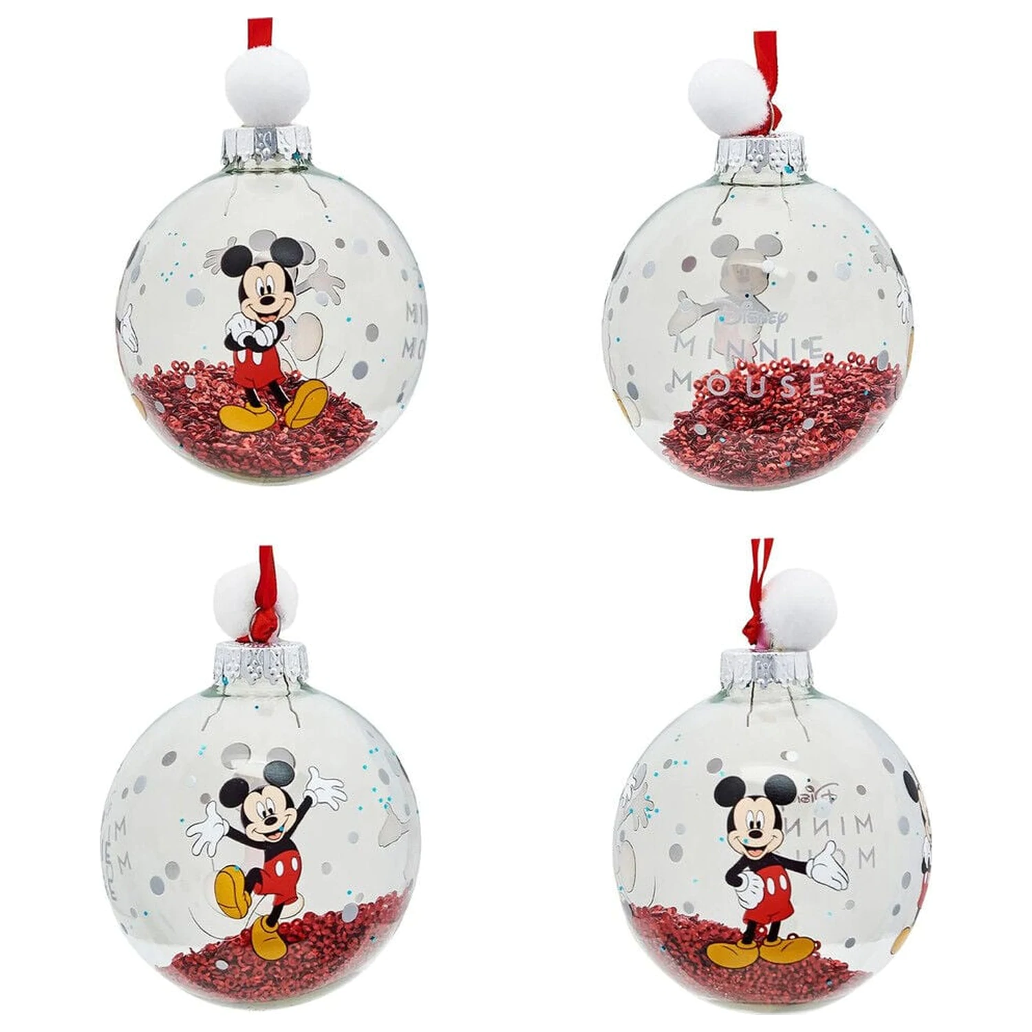Disney Mickey and Friends Set od 7 božićnih kuglica fotografija proizvoda
