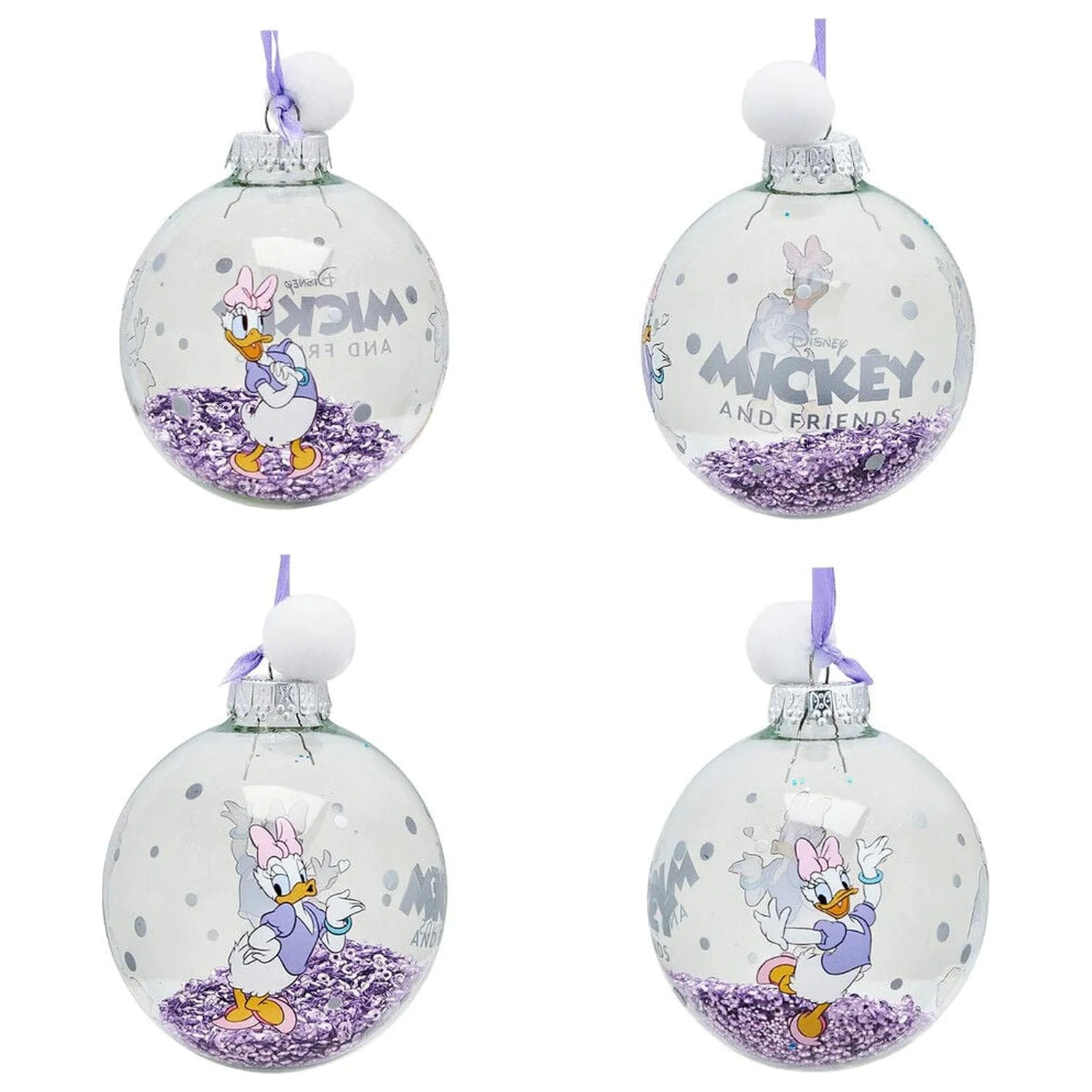 Disney Mickey and Friends Set od 7 božićnih kuglica fotografija proizvoda