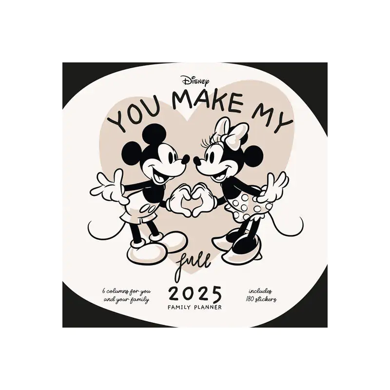 Disney Mickey and Friends obiteljski planer kalendar fotografija proizvoda