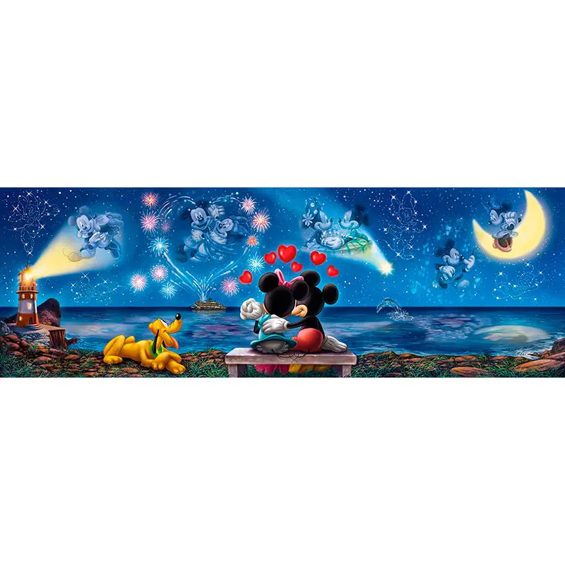 Disney Panorama Puzzle Mickey & Minnie (1000 dijelova) fotografija proizvoda