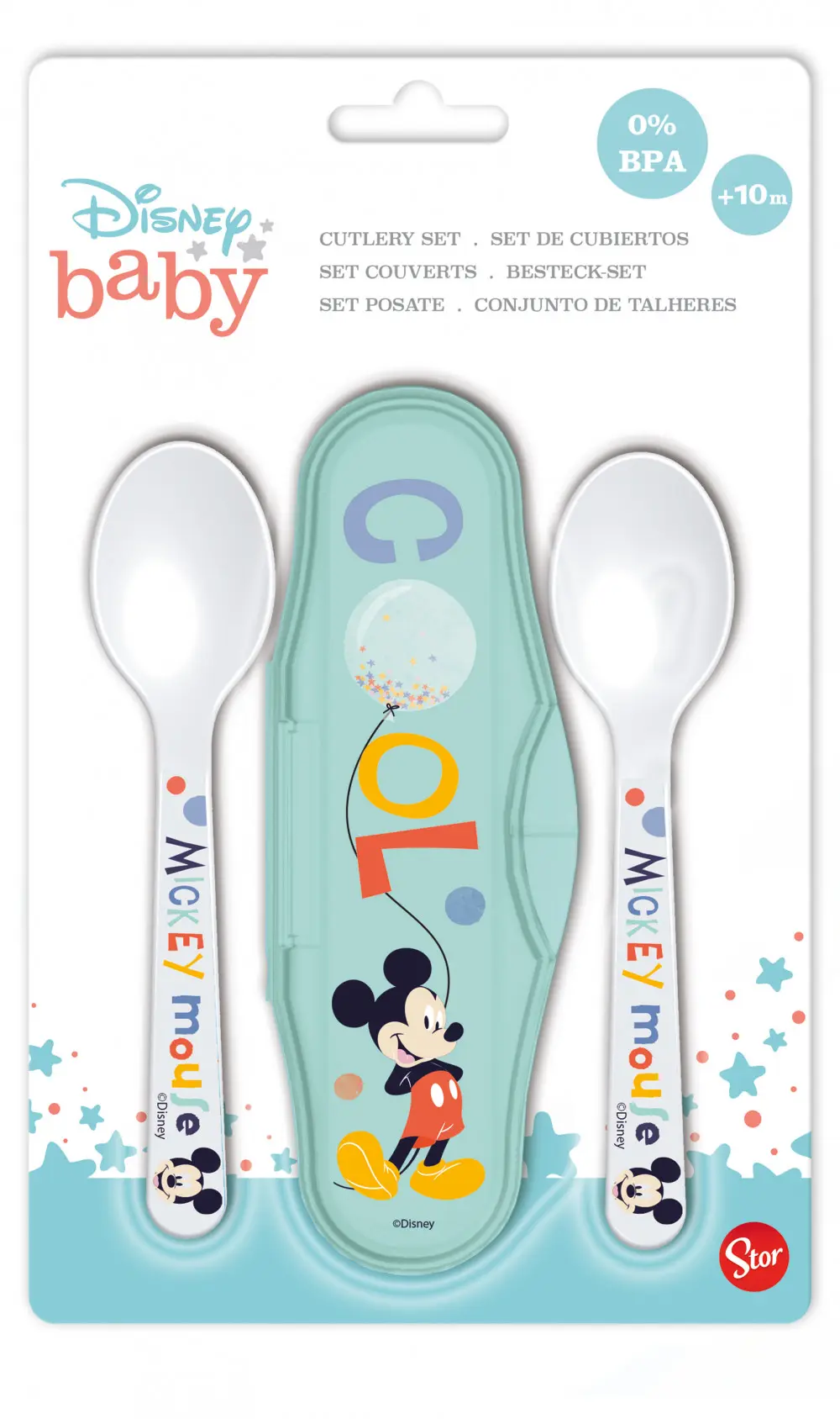 Disney Mickey Baby putni set pribora za jelo fotografija proizvoda