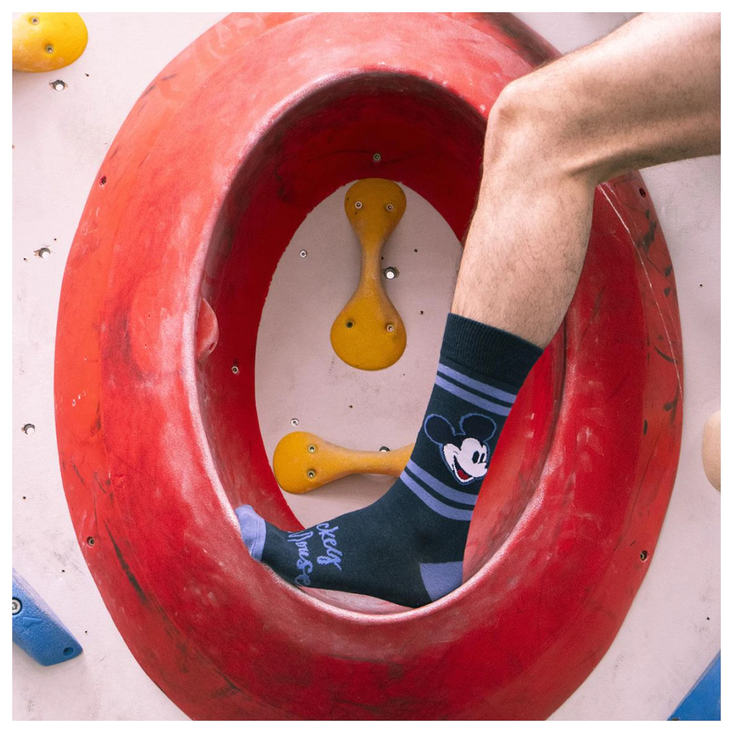 Disney Mickey Blue Muške duge čarape 38/45 fotografija proizvoda