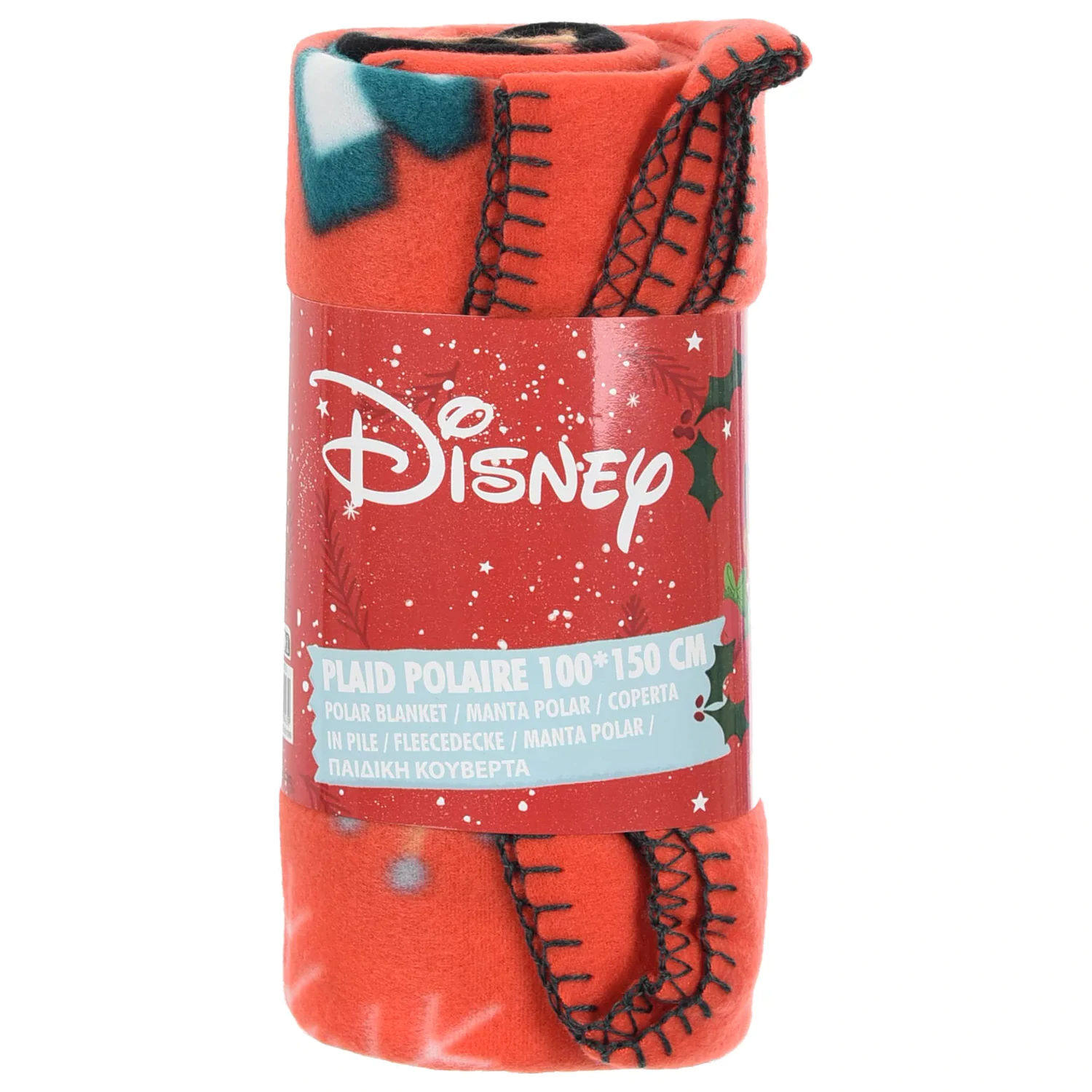 Disney Mickey Bright Christmas deka od flisa 100x150cm fotografija proizvoda