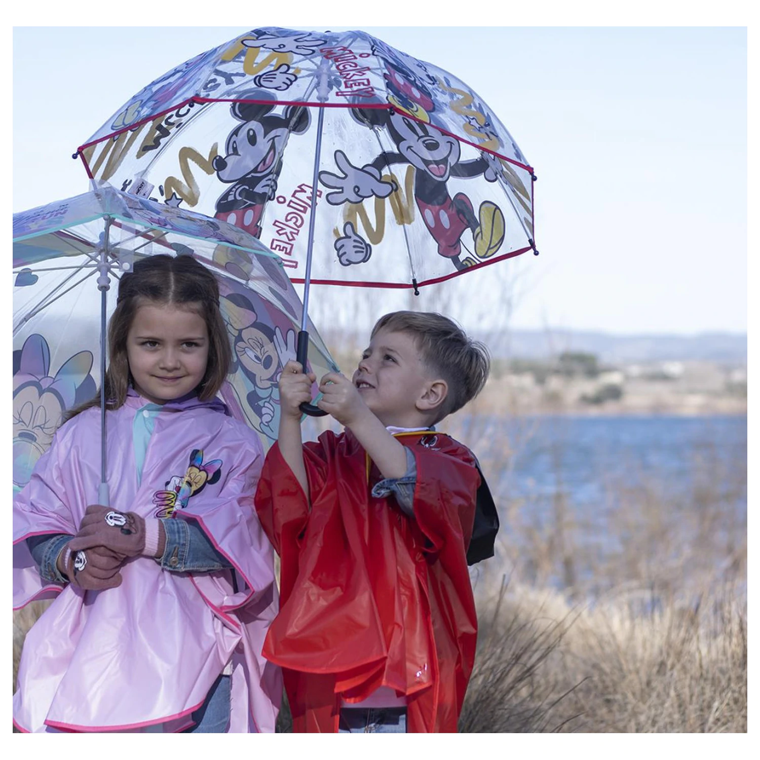 Disney Mickey Cartoon Kids Transparentni kišobran fotografija proizvoda