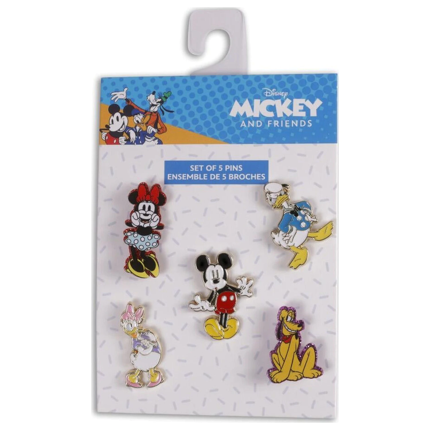Disney Mickey & Friends set od 5 bedževa fotografija proizvoda