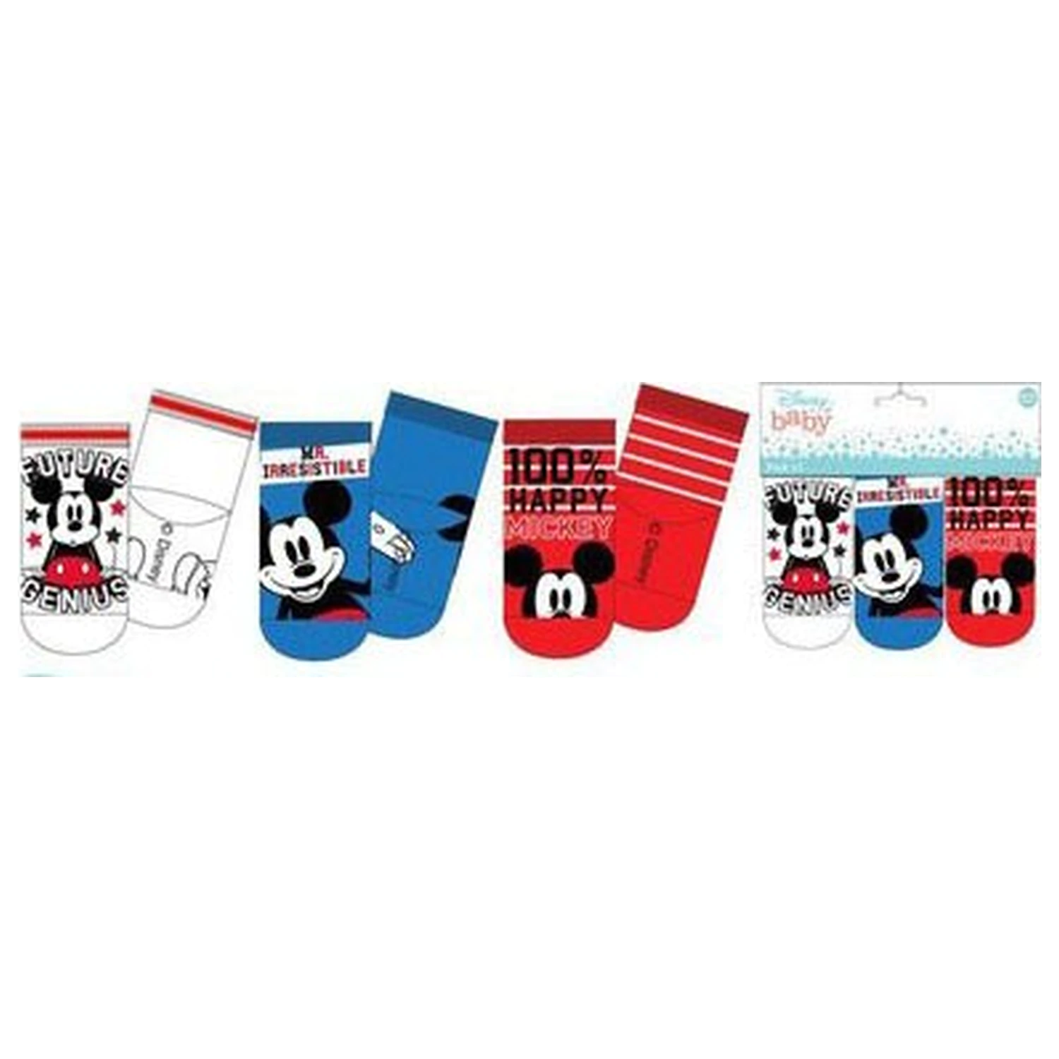 Disney Mickey Genius Dječje čarape 0/6 mjeseci fotografija proizvoda