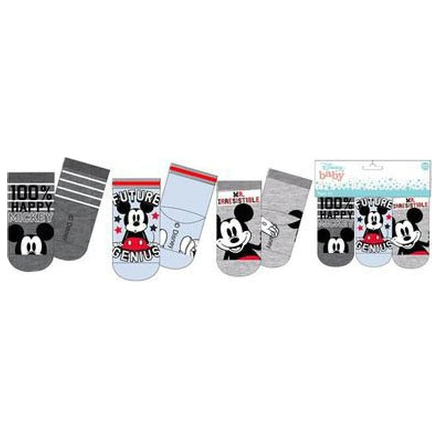 Disney Mickey Genius Blue dječje čarape 6-12 mjeseci fotografija proizvoda