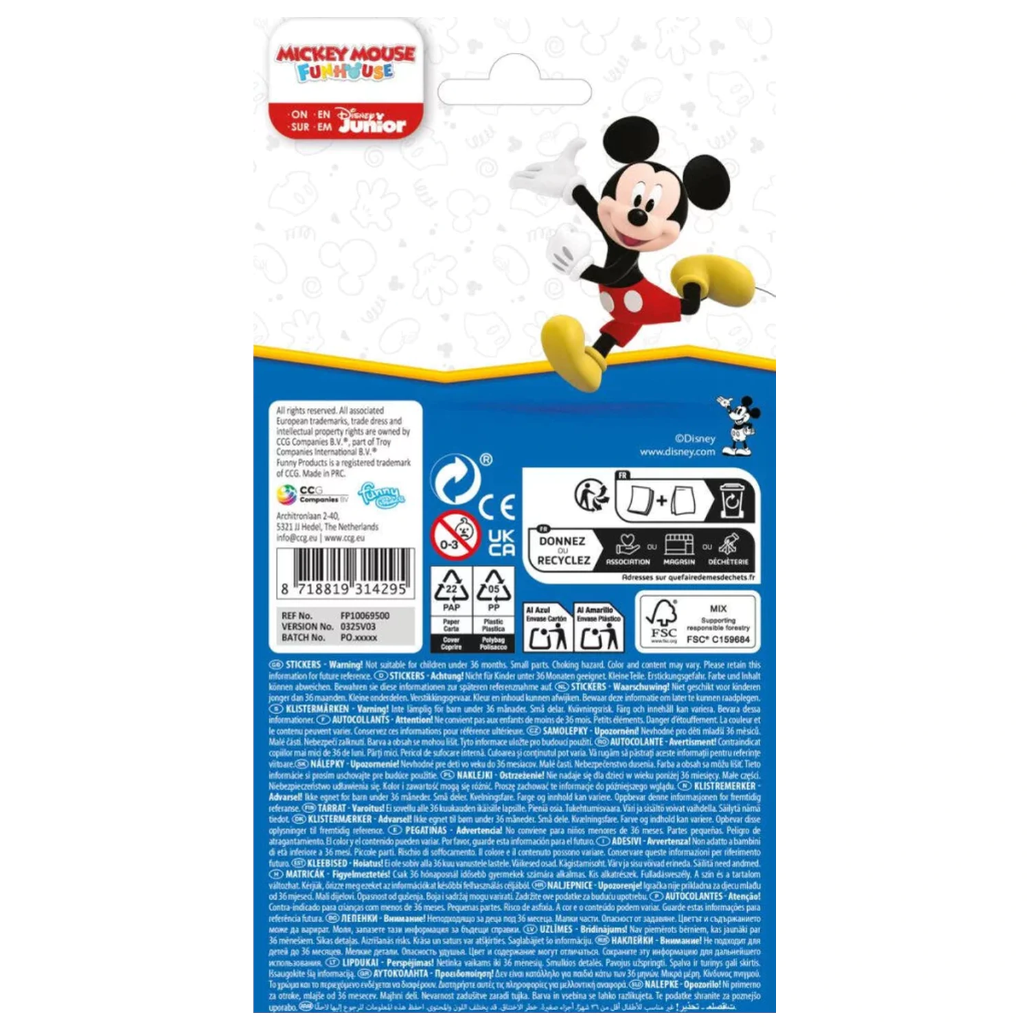 Disney Mickey Go For It naljepnica fotografija proizvoda